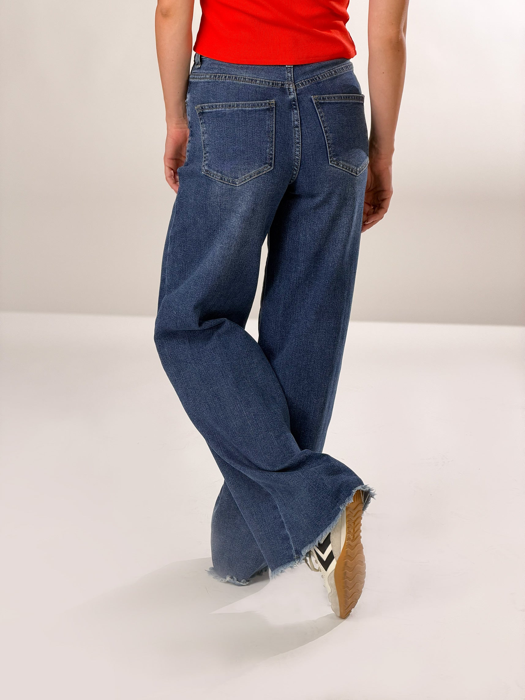 Jeans straight |Colore:Blu sbiancato