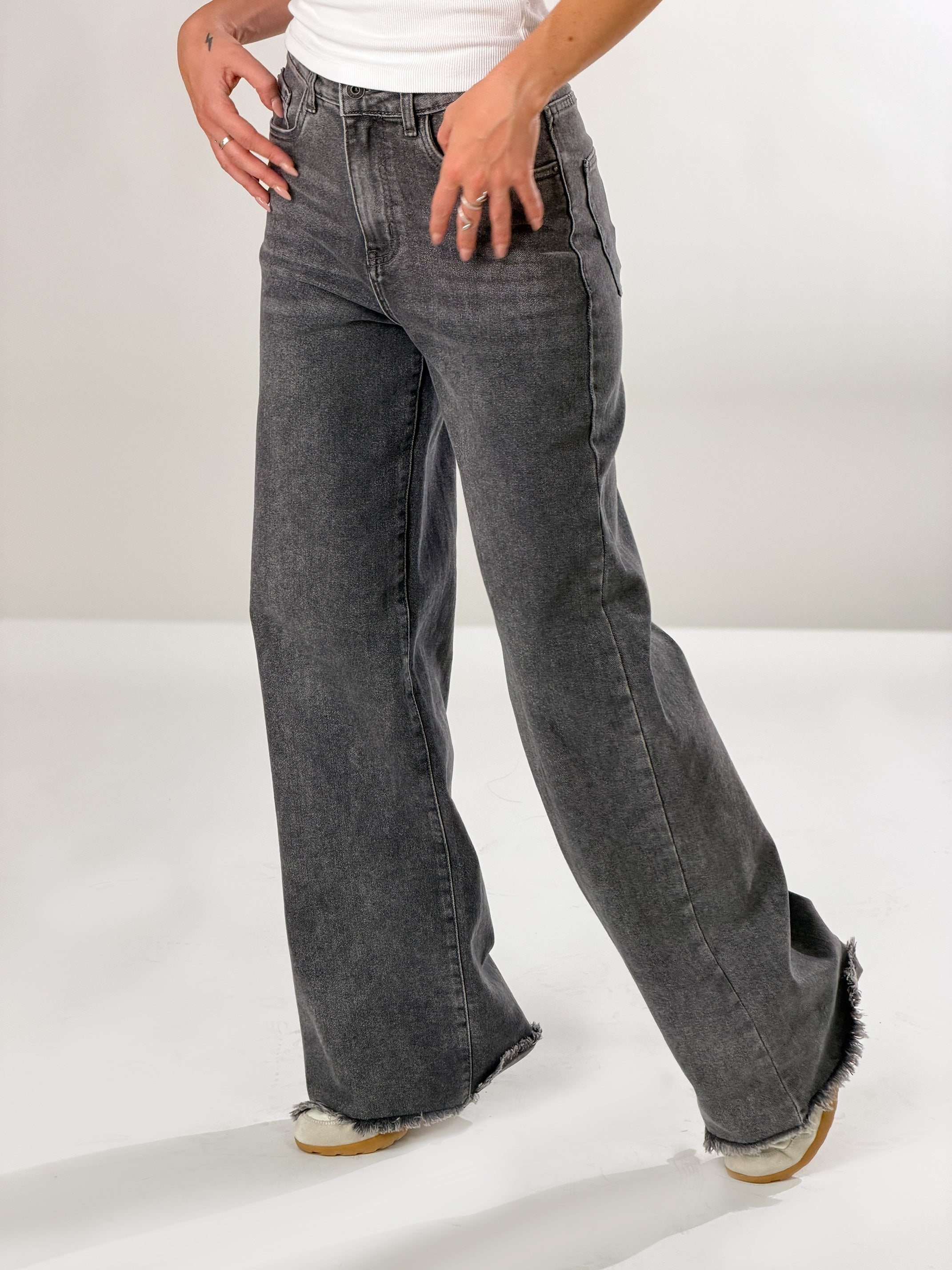 Jeans straight |Colore:Grigio