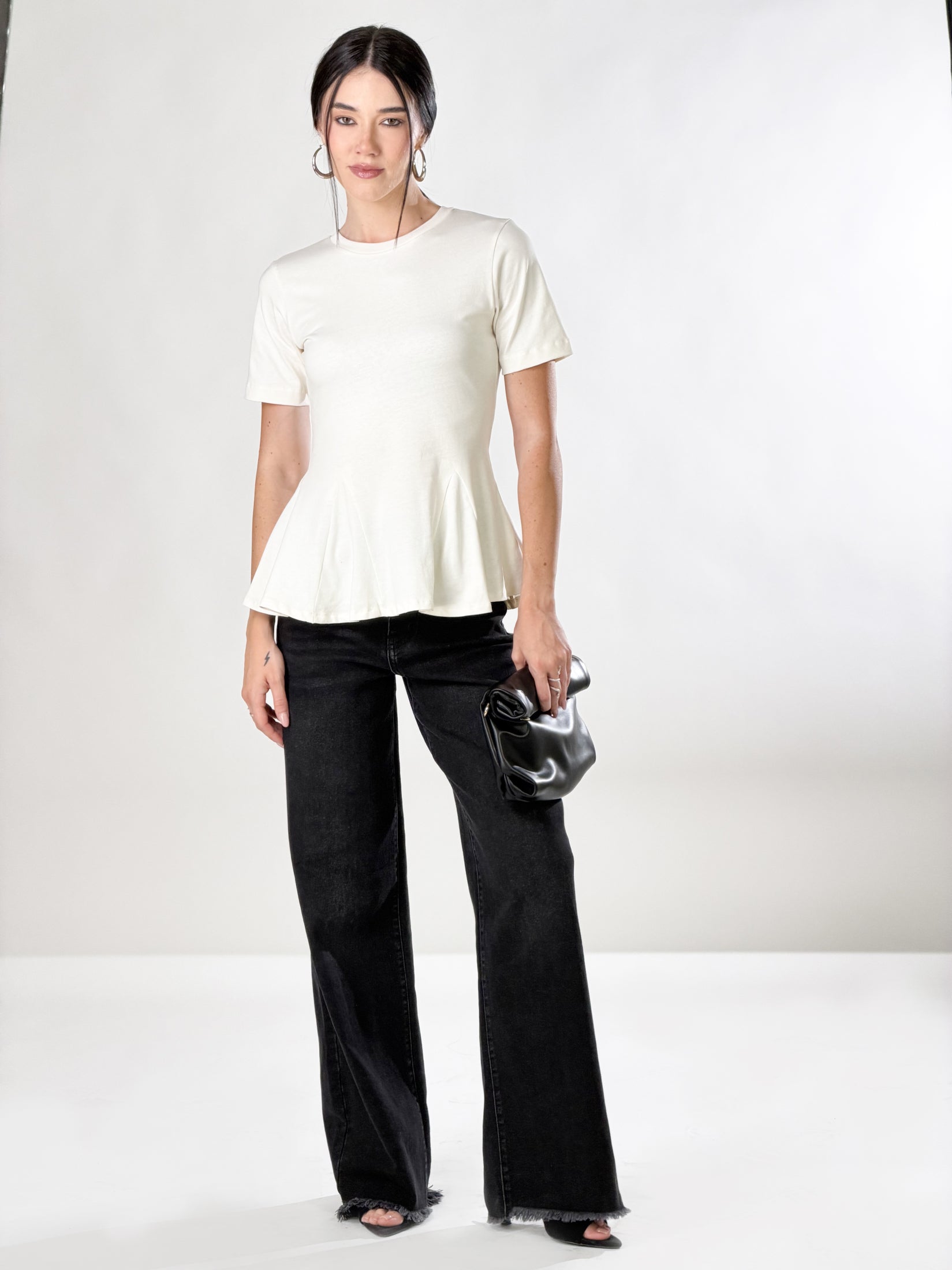 Jeans straight |Colore:Nero