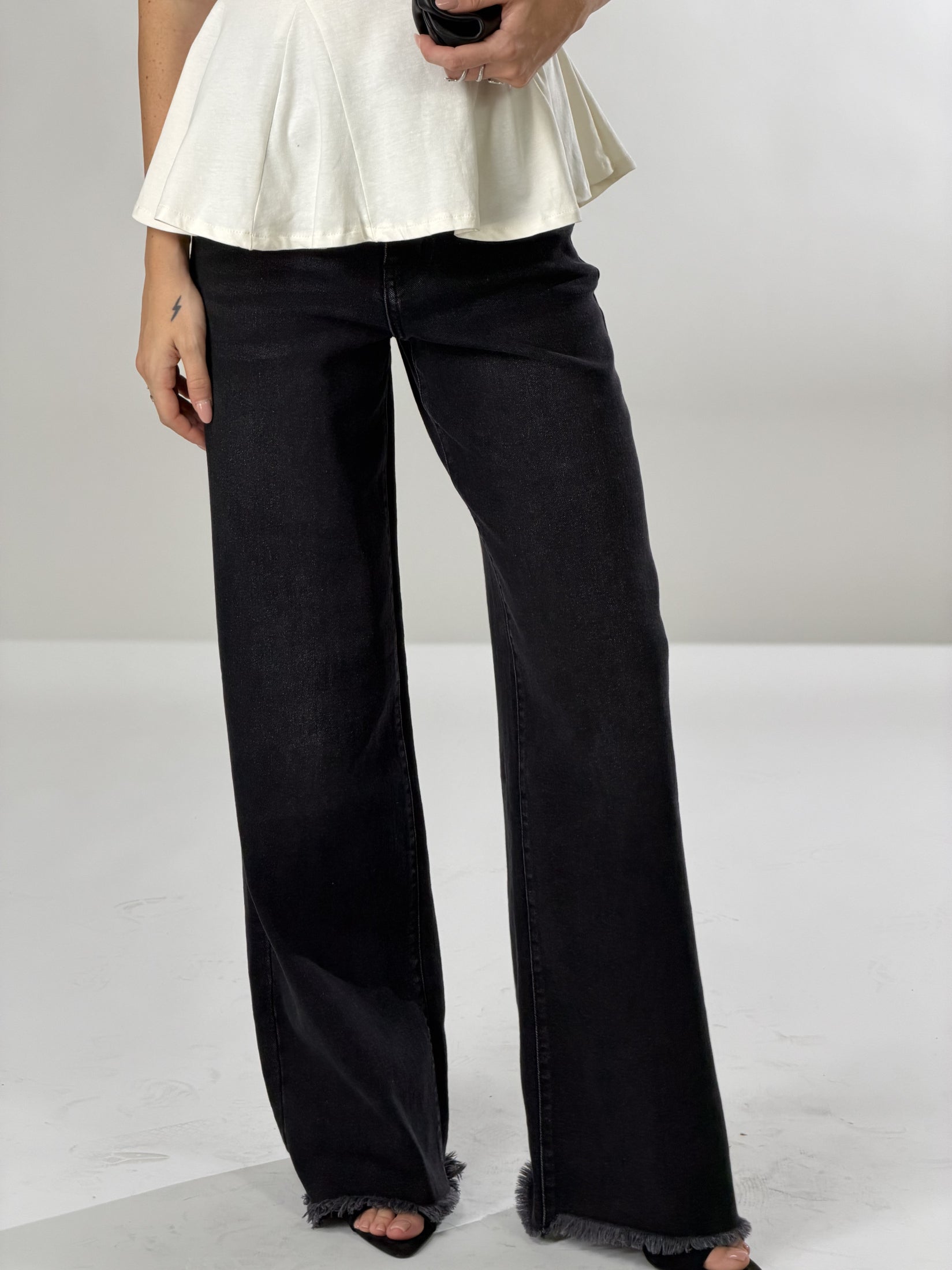 Jeans straight |Colore:Nero