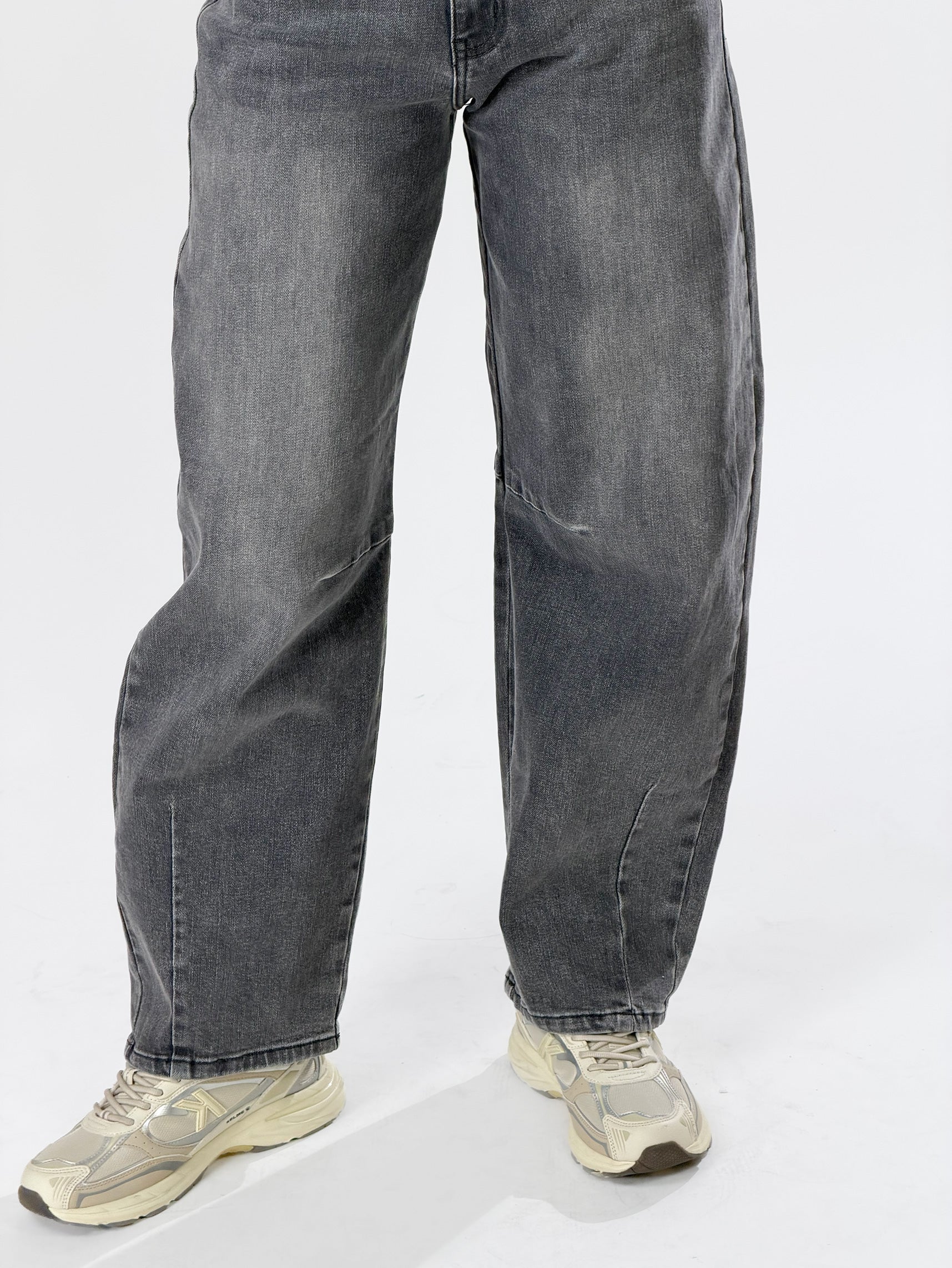Jeans Ballon |Colore:Grigio scuro