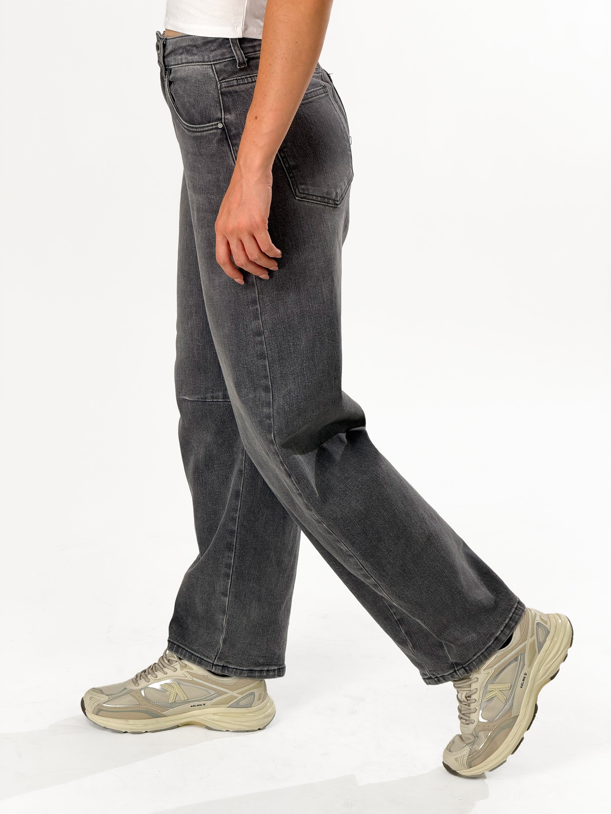 Jeans Ballon |Colore:Grigio scuro