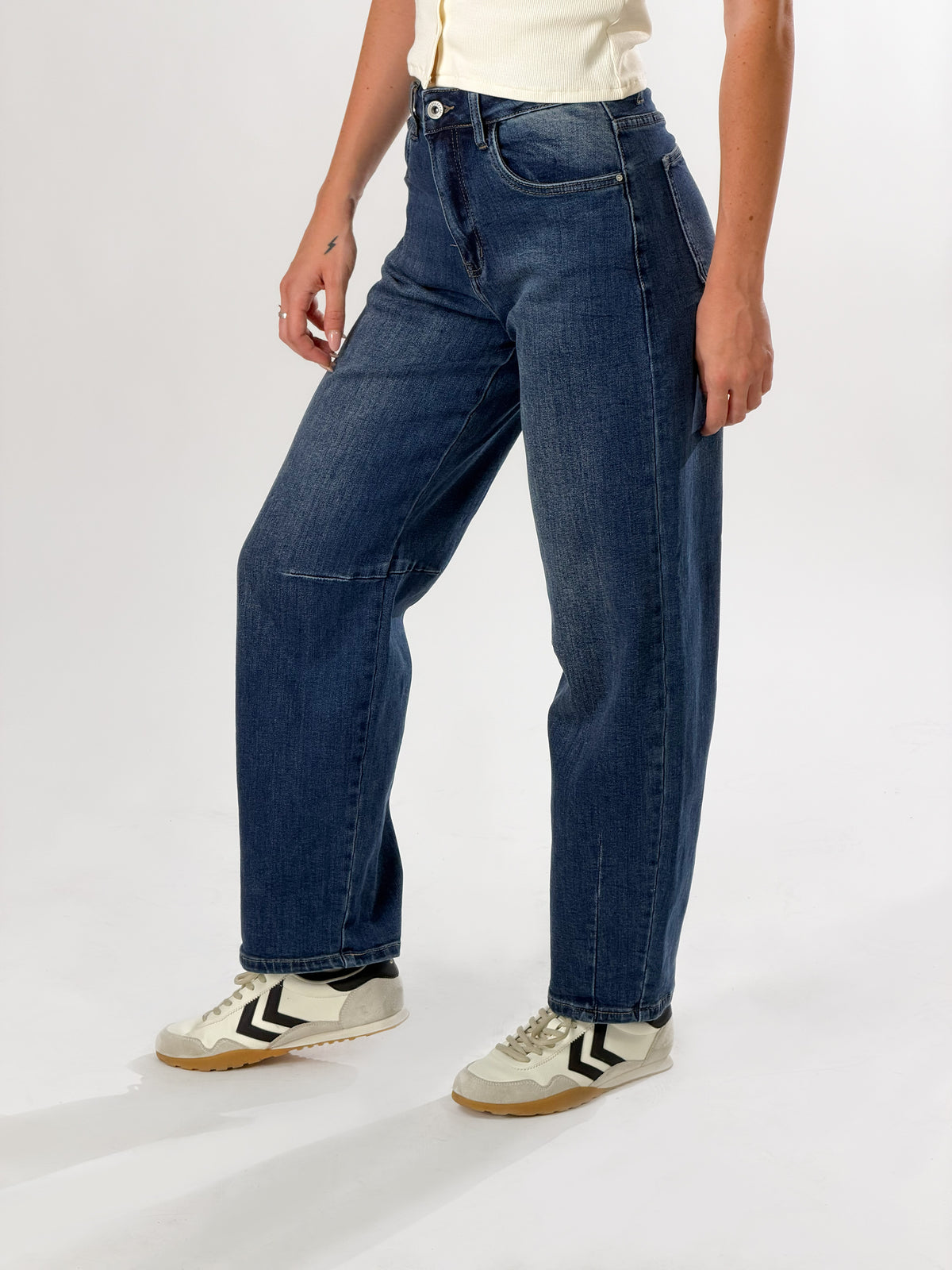 Jeans Ballon |Colore:Blu scuro