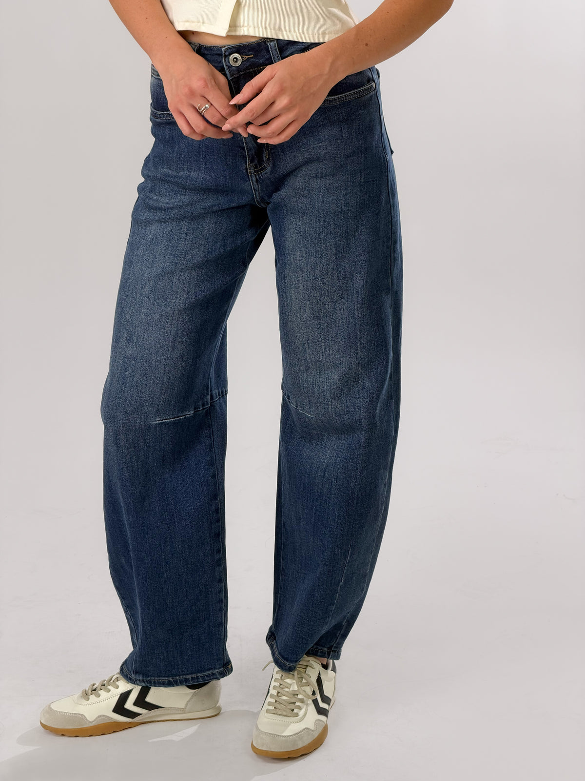 Jeans Ballon |Colore:Blu scuro