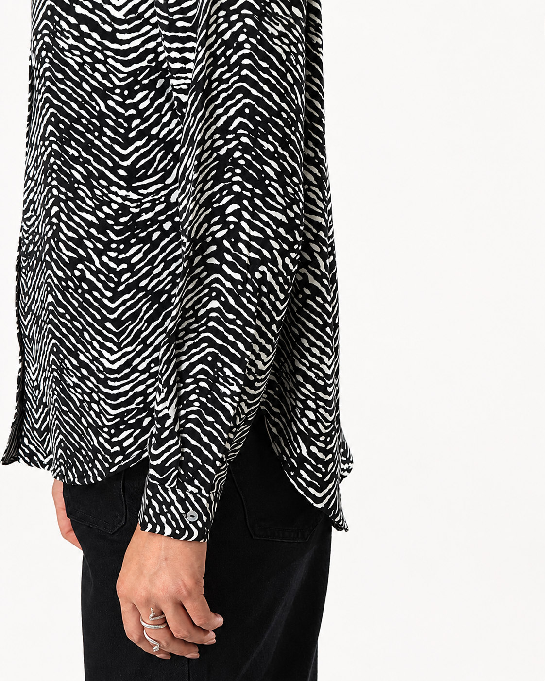 Camicia Leopardata |Colore:Nero
