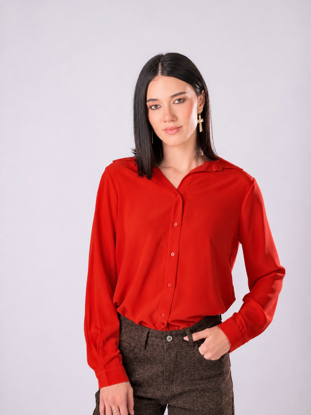 Camicia Ciity |Colore:Corallo