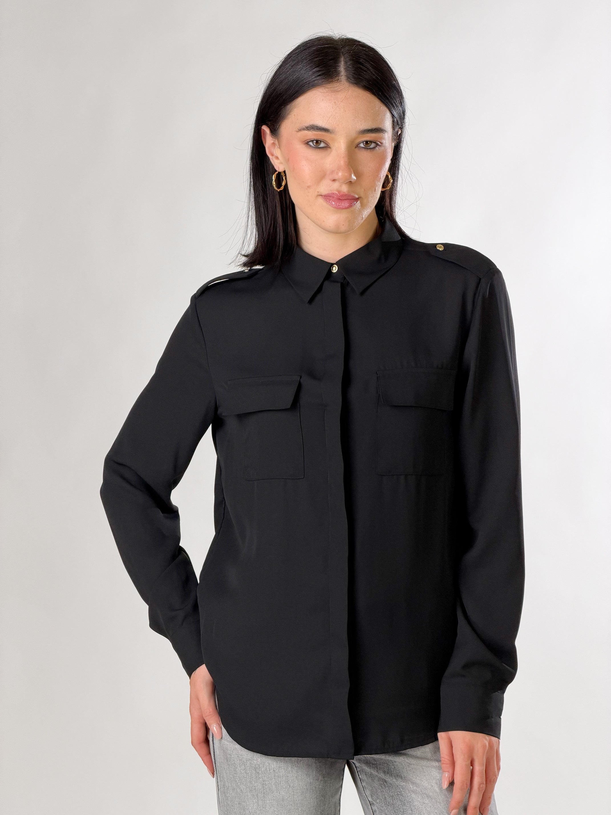 Camicia Utility |Colore:Nero