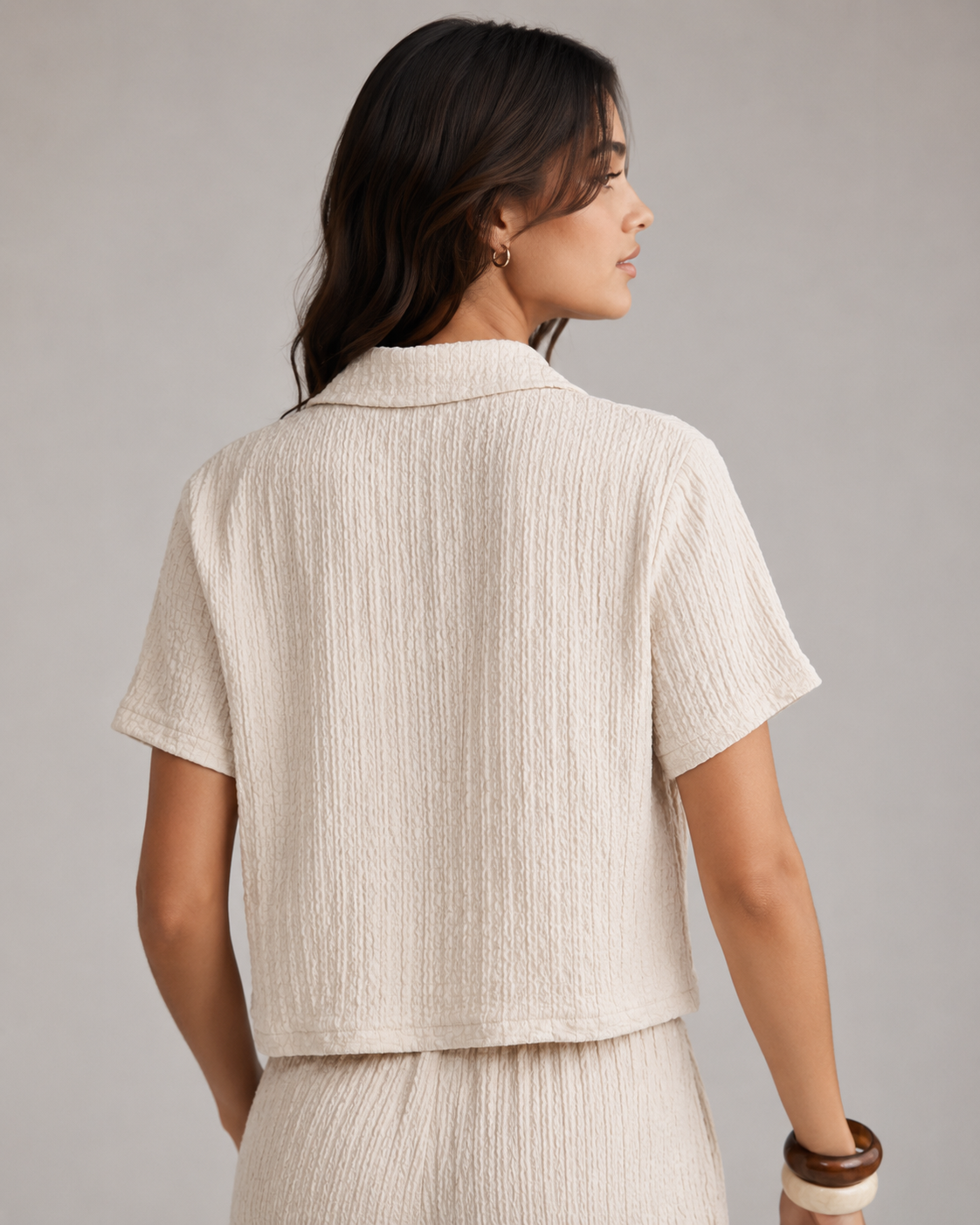 Camicia Bowling Muà|Colore:Beige