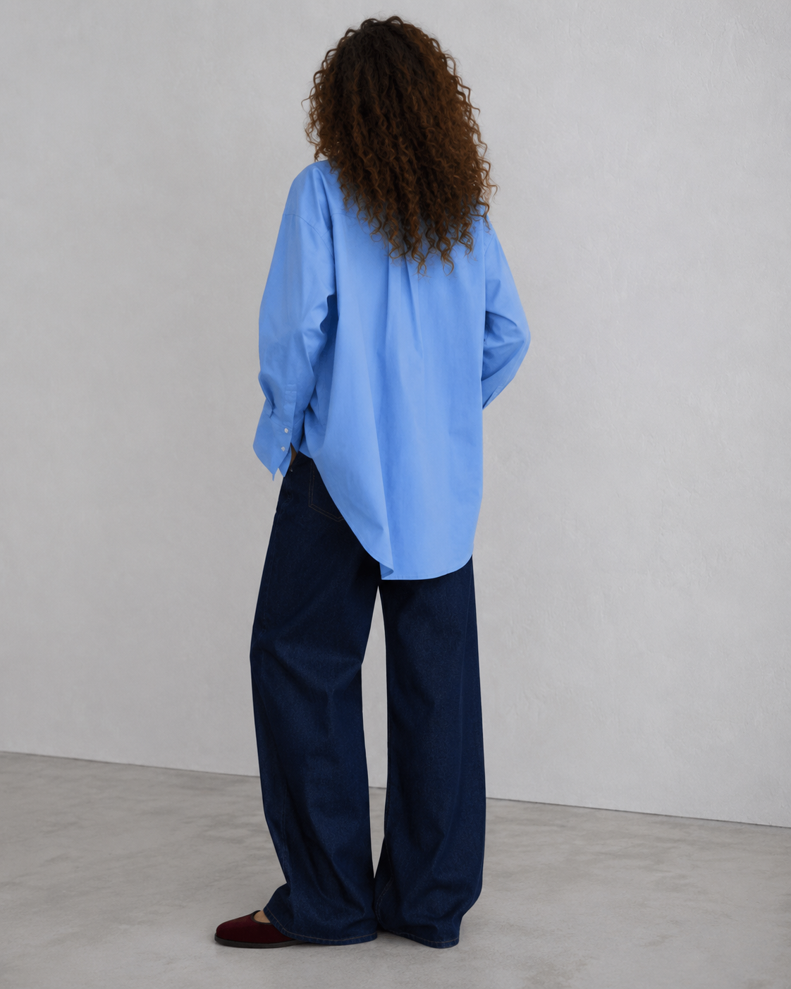 Camicia oversize |Colore:Celeste
