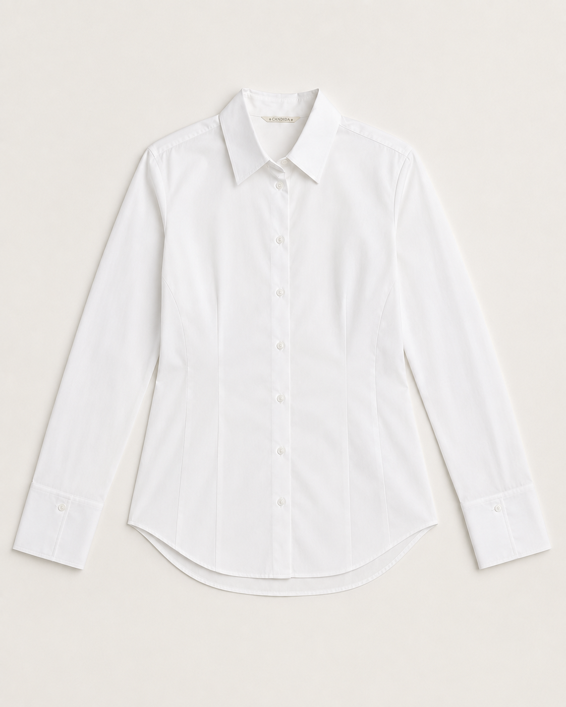 Camicia in cotone stretch|Colore:Bianco