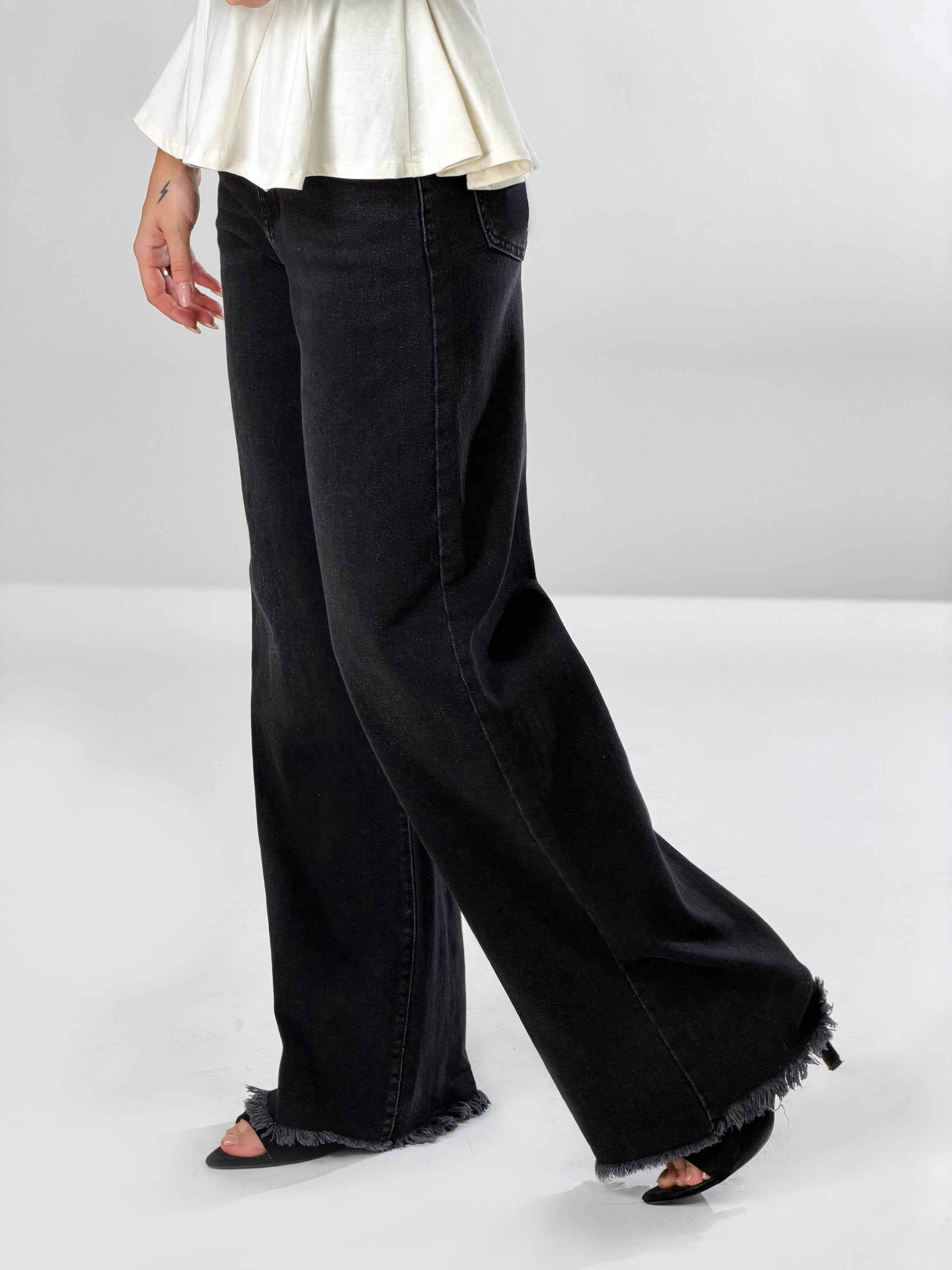 Jeans straight |Colore:Nero