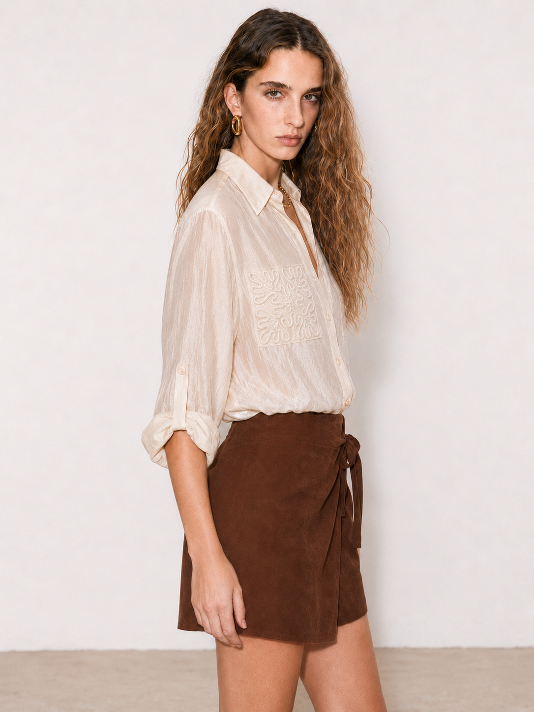 Camicia Saint-Tropez|Colore:Beige