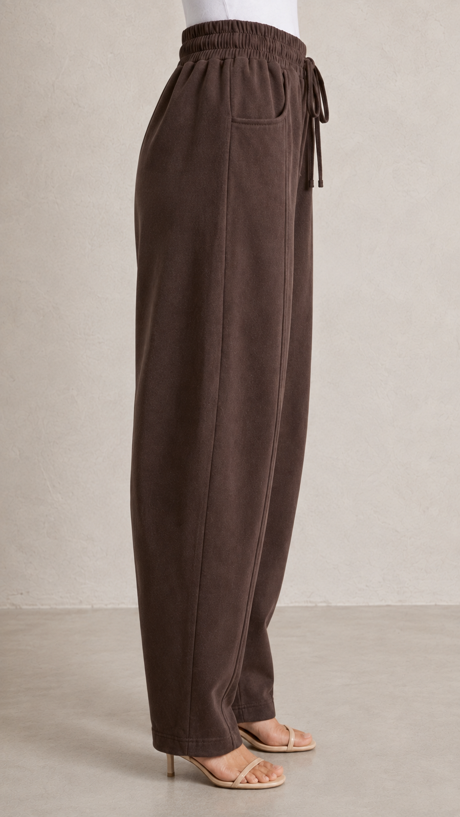 Pantalone wide leg Paris|Colore:Moro
