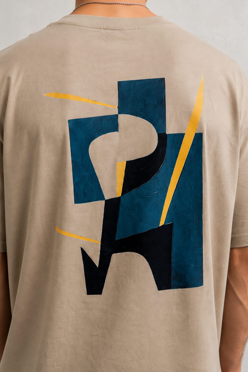 T-shirtl Loose fit|Colore:Beige