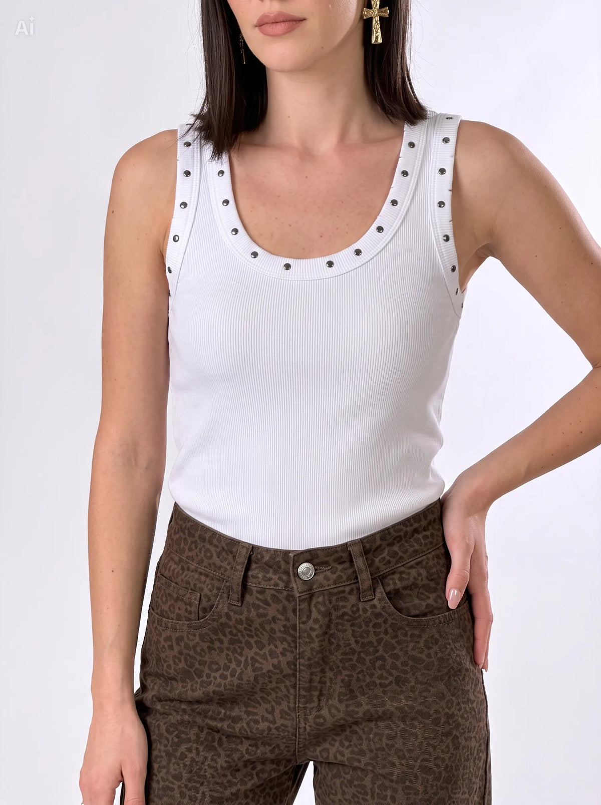 Pantalone fantasia micro maculata|Colore:Maculato