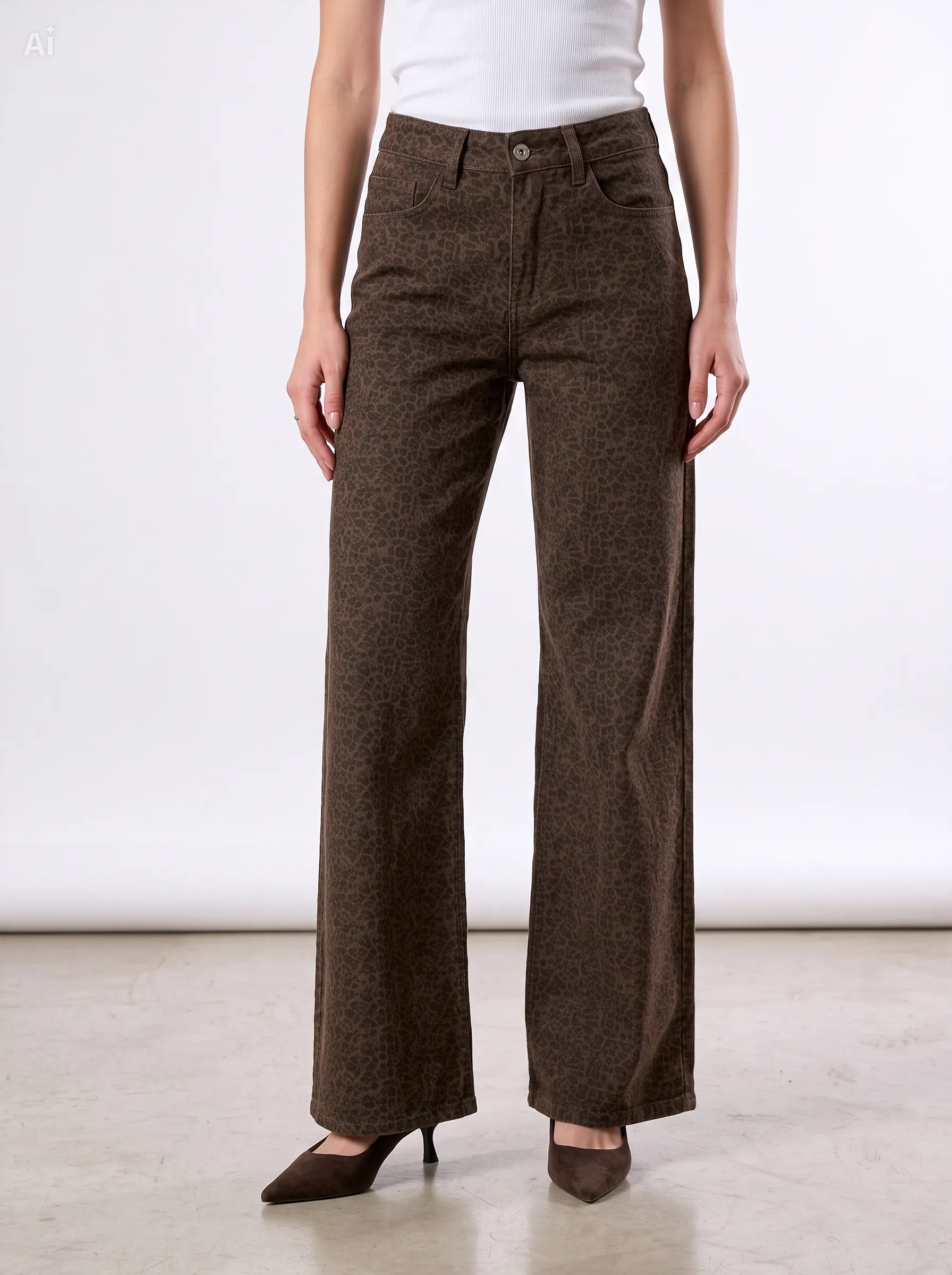 Pantalone fantasia micro maculata|Colore:Maculato