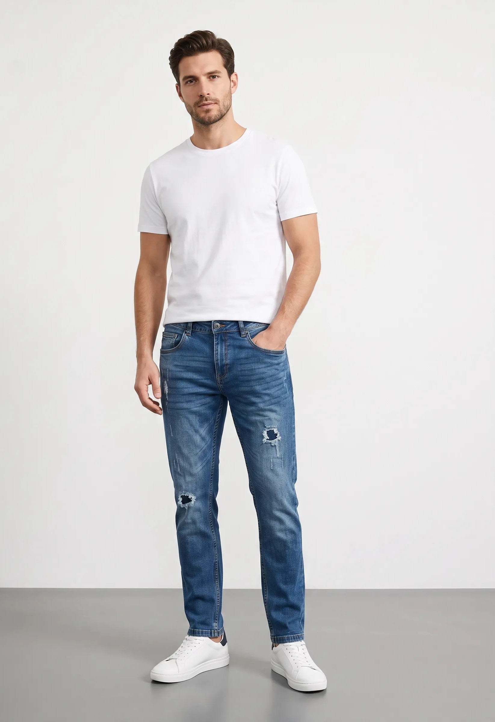 Jeans Skinny blu medio|Colore:Blue dark
