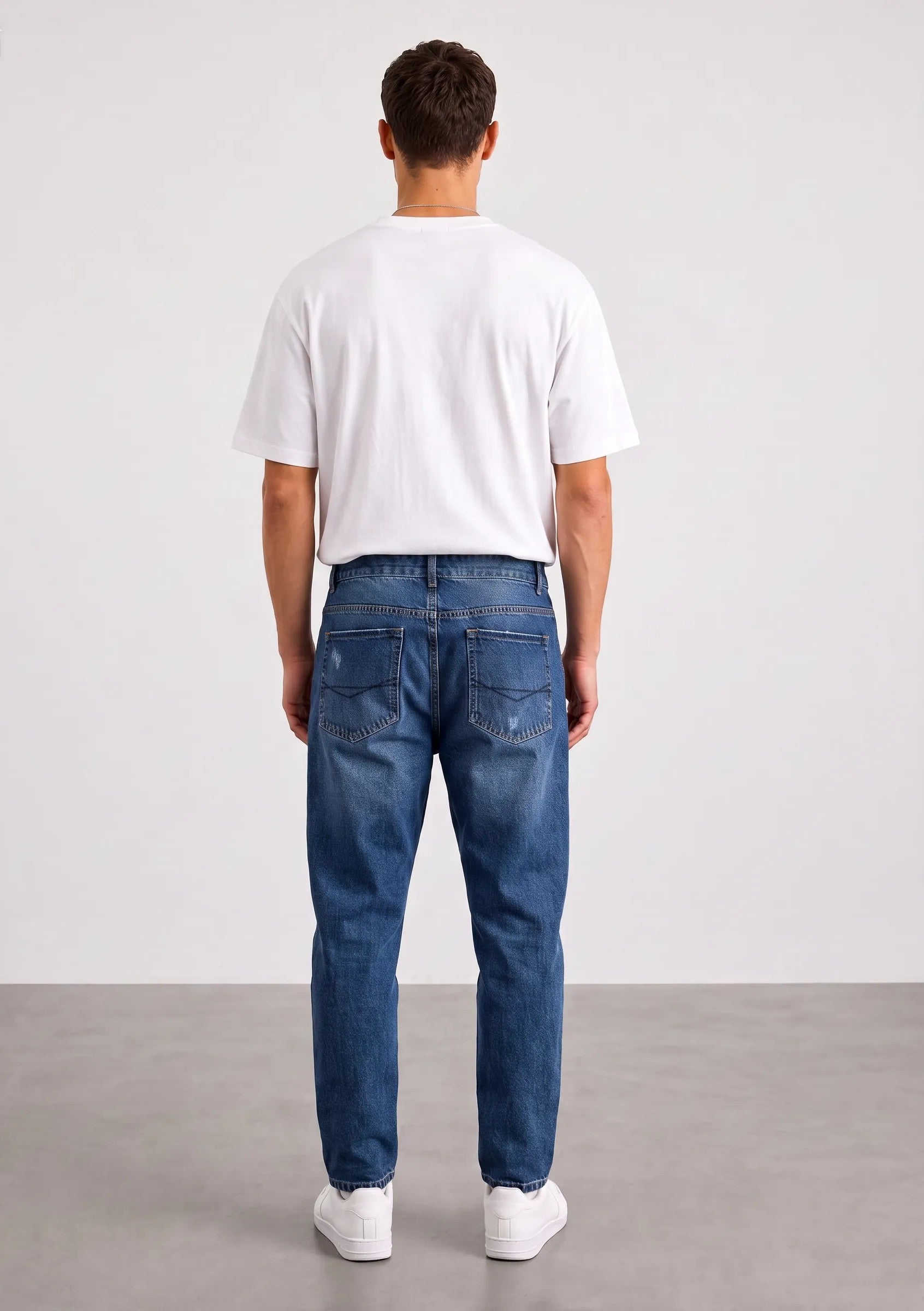 Jeans Carrot fit Santa Barbara|Colore:Blue ripped