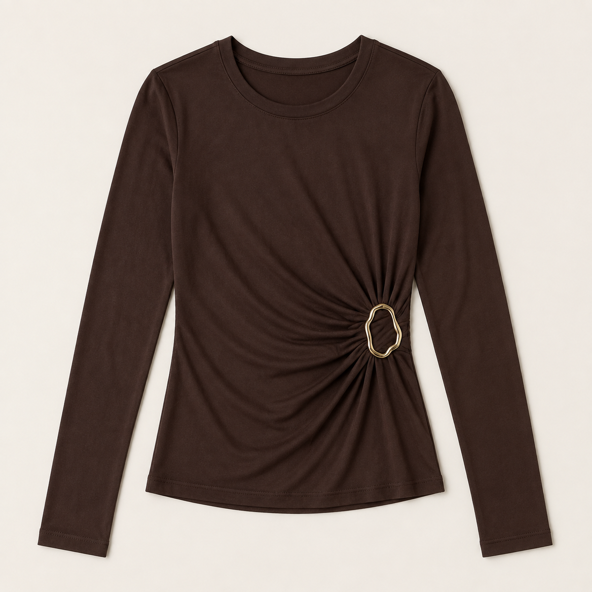 Maglia Noemi con accessorio|Colore:Caffe