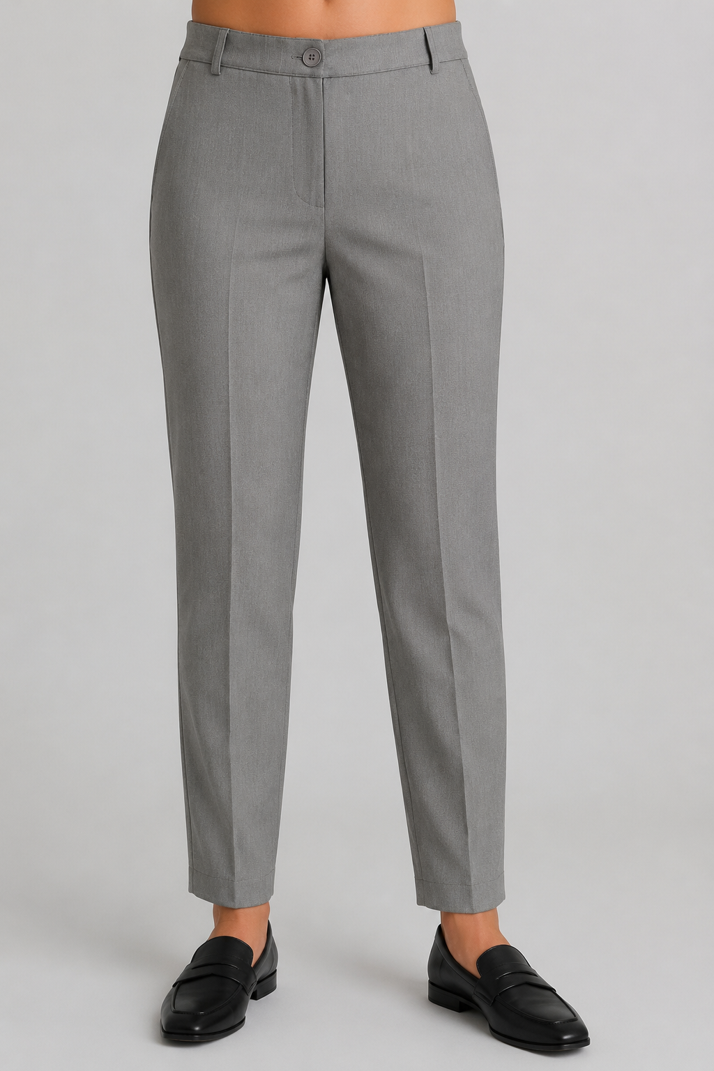 Pantaloni a sigaretta |Colore:Grigio scuro