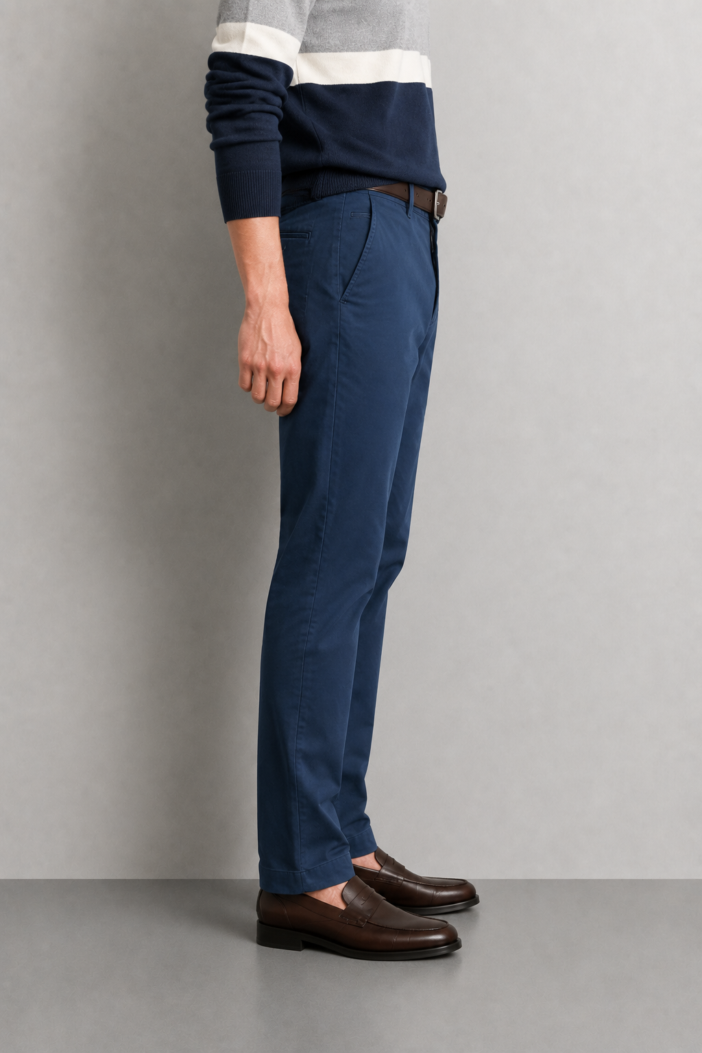Pantaloni chino slim fit |Colore:Blu