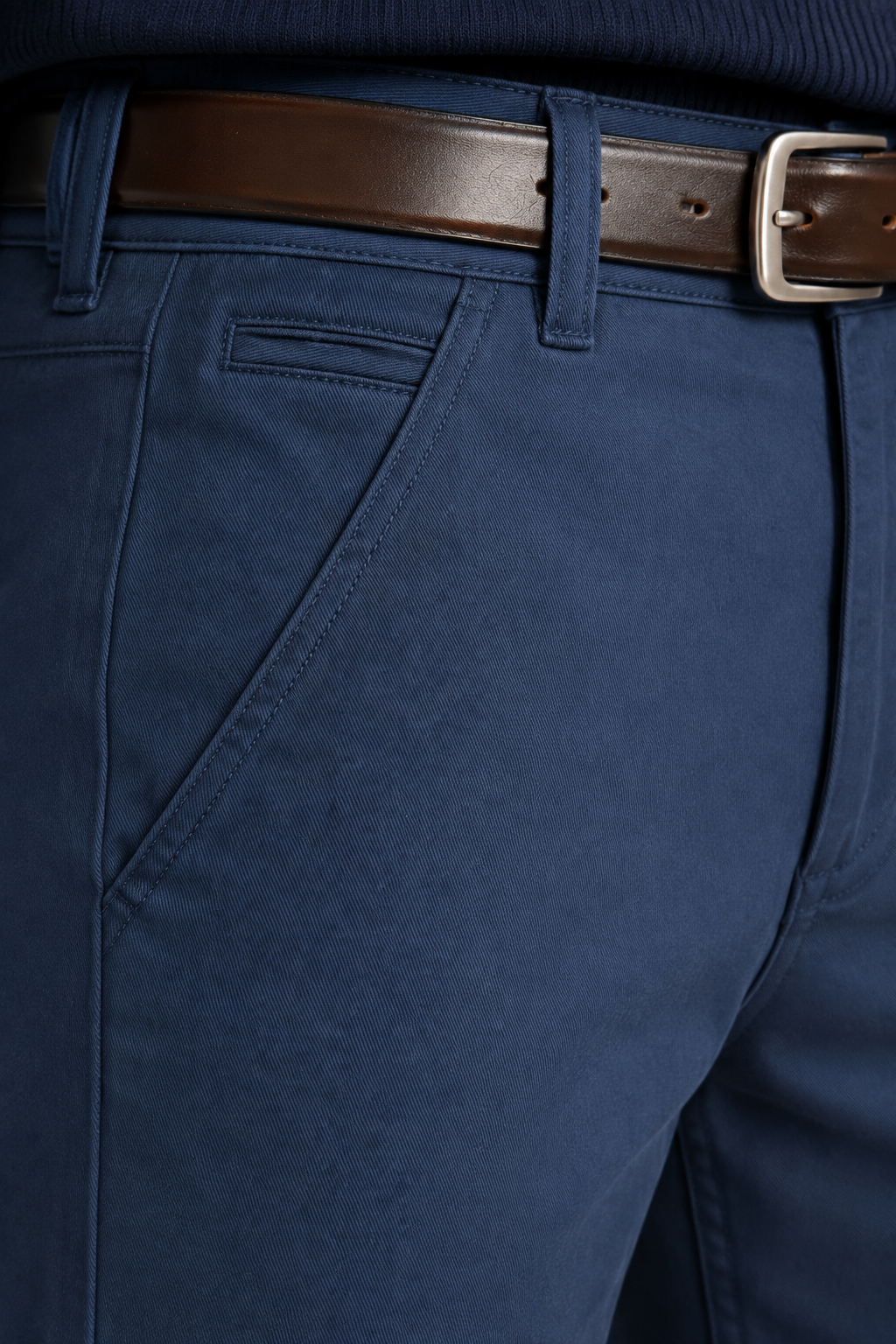 Pantaloni chino slim fit |Colore:Blu