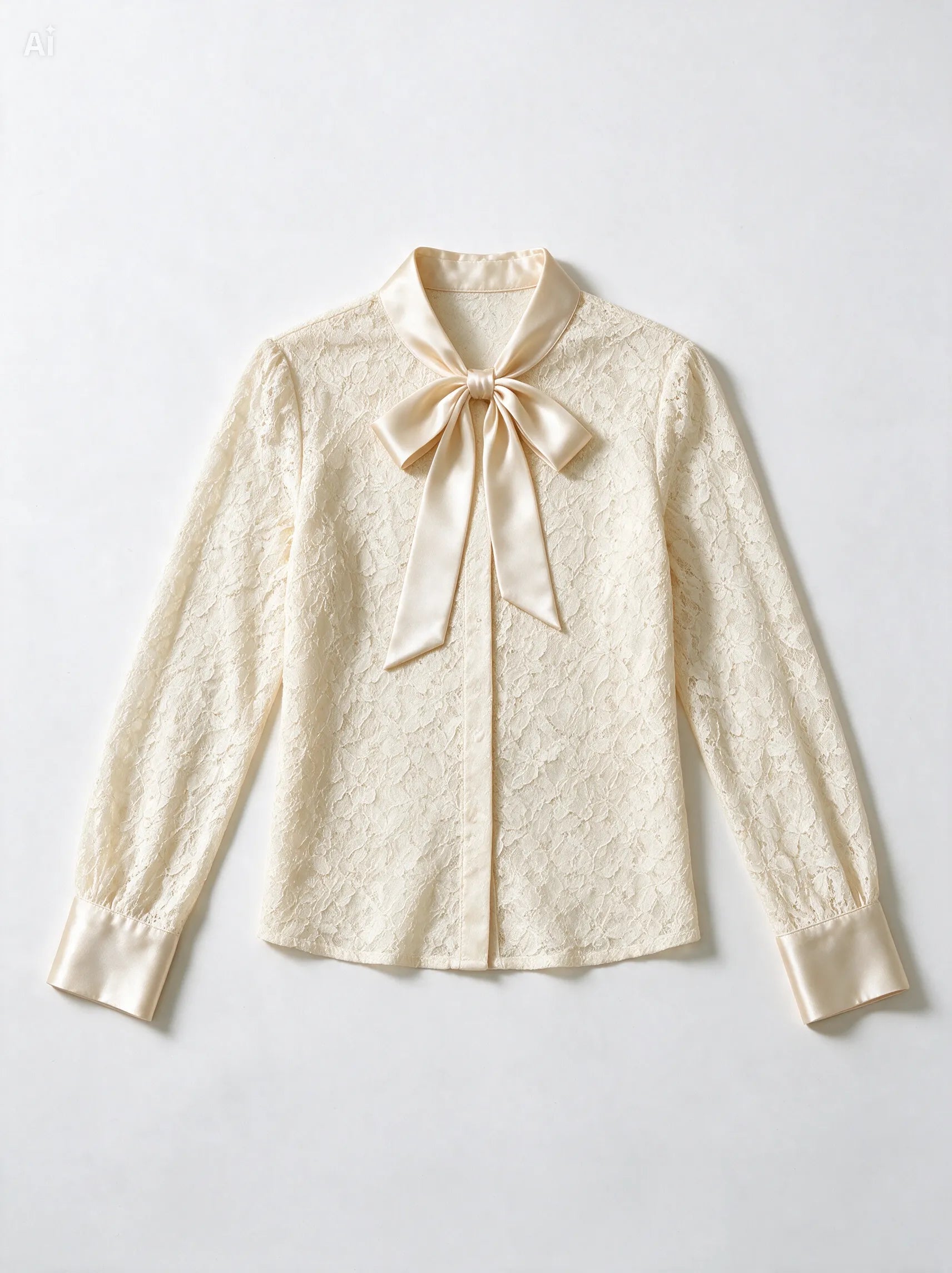 Camicia Nouvelle pizzo e raso|Colore:Beige