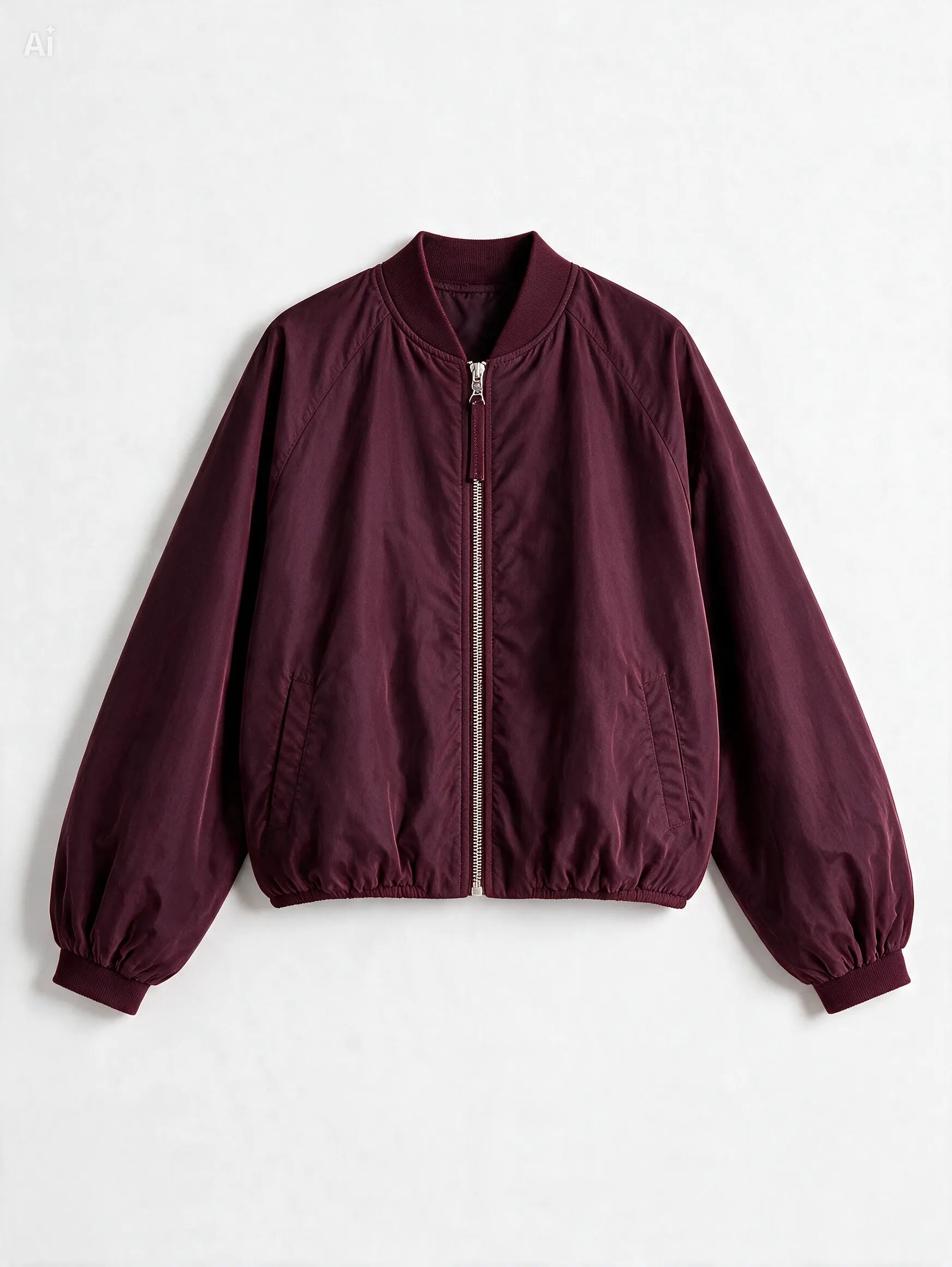 Bomber oversize|Colore:Burgundy