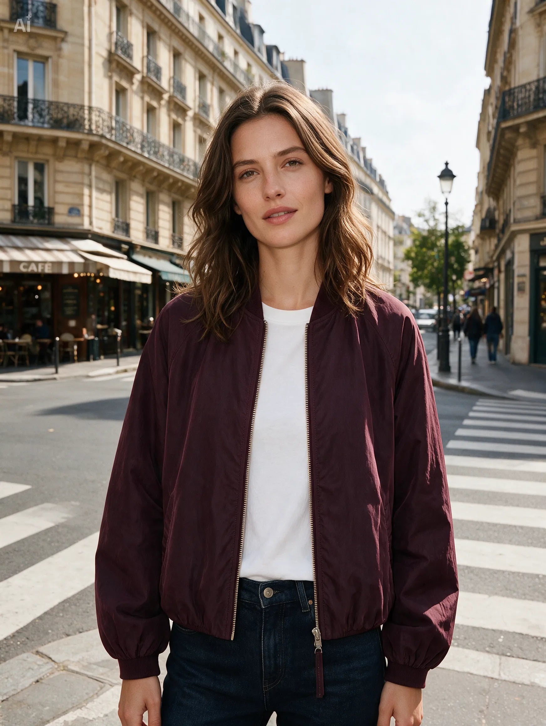 Bomber oversize|Colore:Burgundy