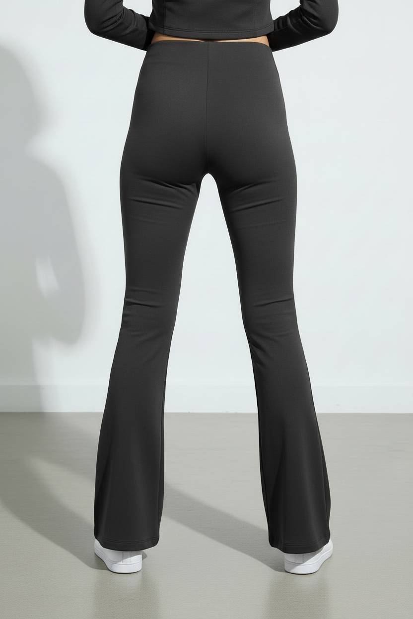 Il pantalone flare |Colore:Antracite