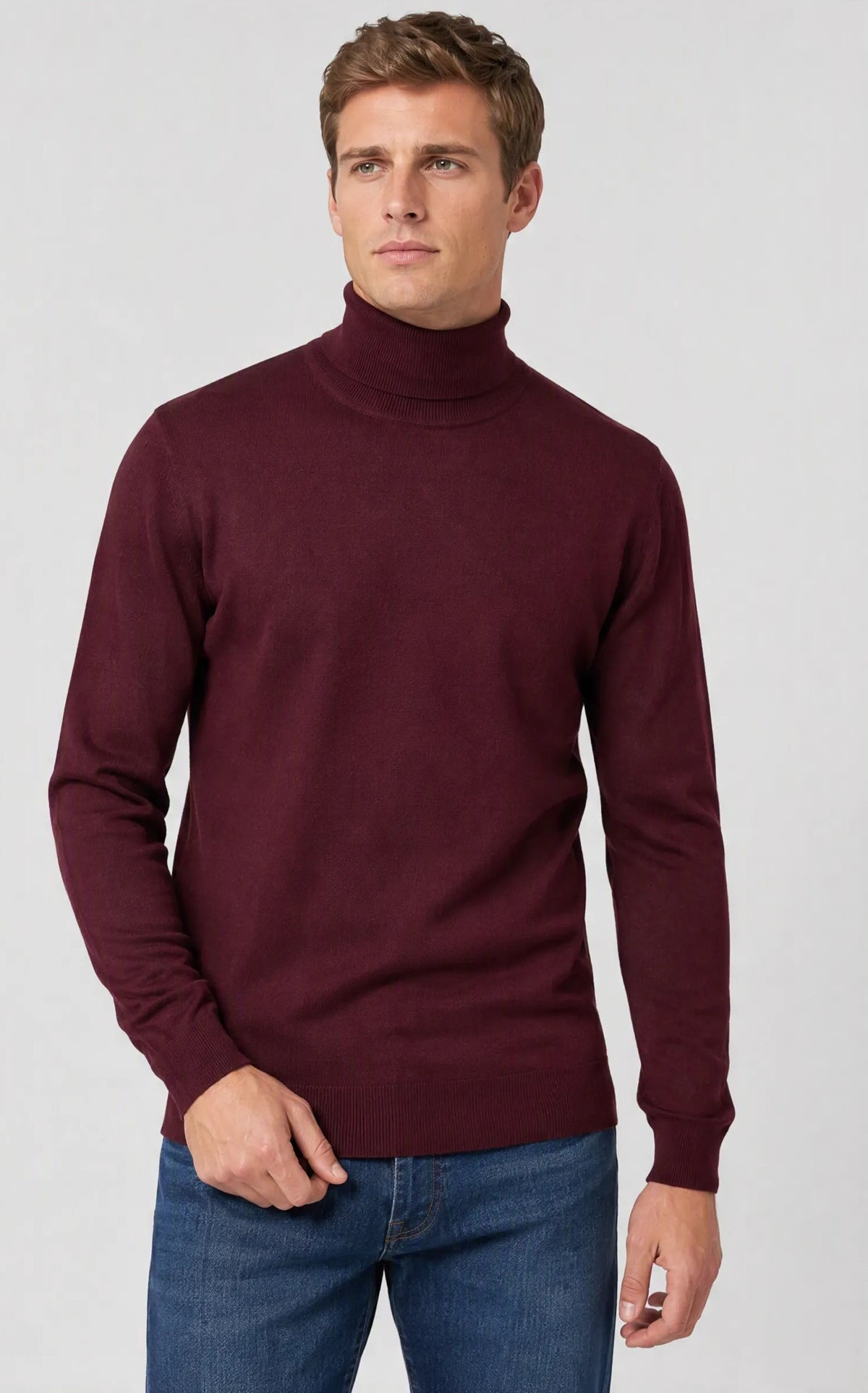 Maglia dolcevita|Colore:Bordeaux