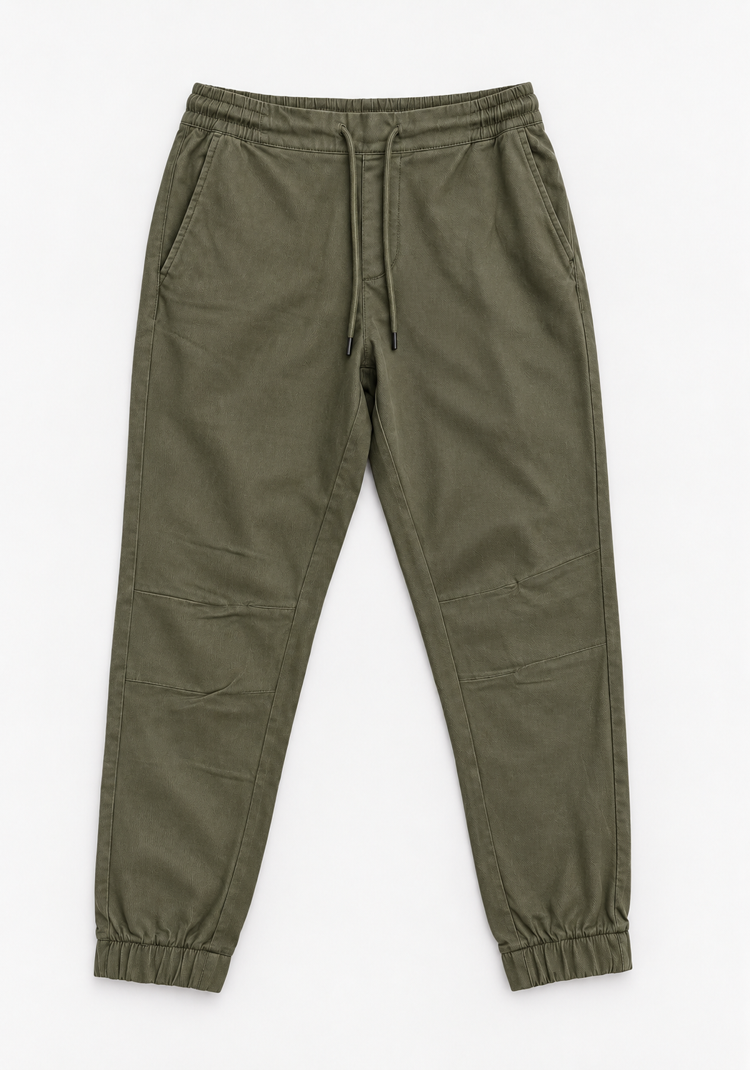 Pantalone jogger|Colore:Verde militare