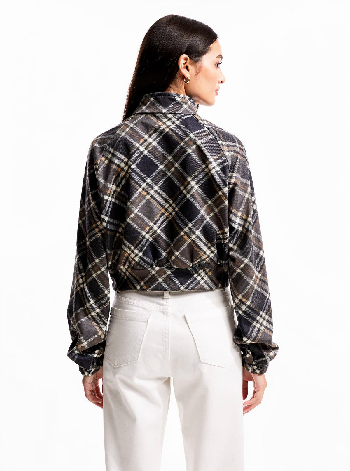 Cropped Track Jacket|Colore:Nero