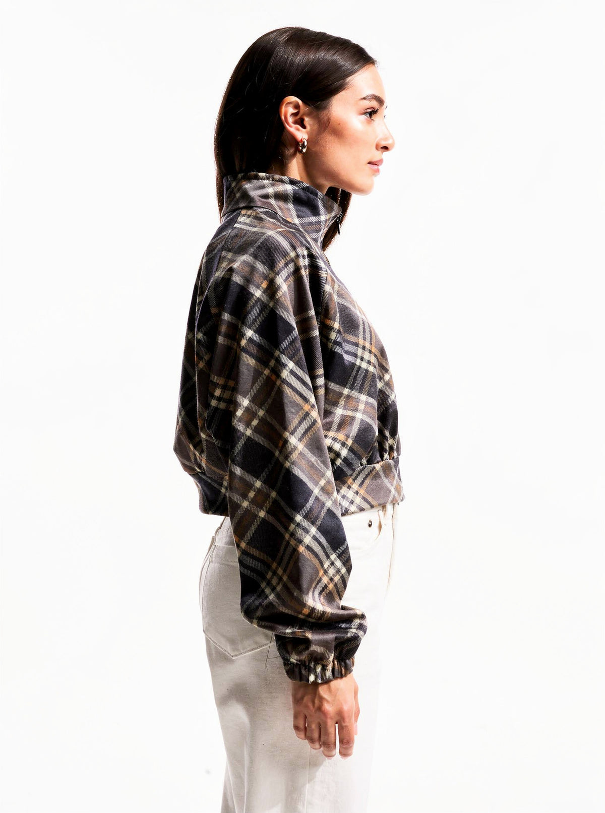 Cropped Track Jacket|Colore:Nero