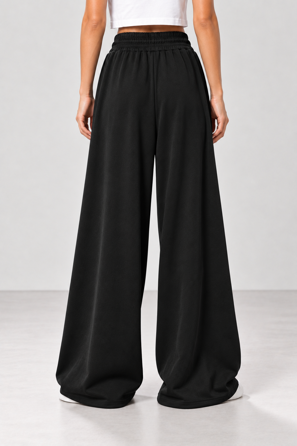 Pantaloni extra palazzo|Colore:Nero