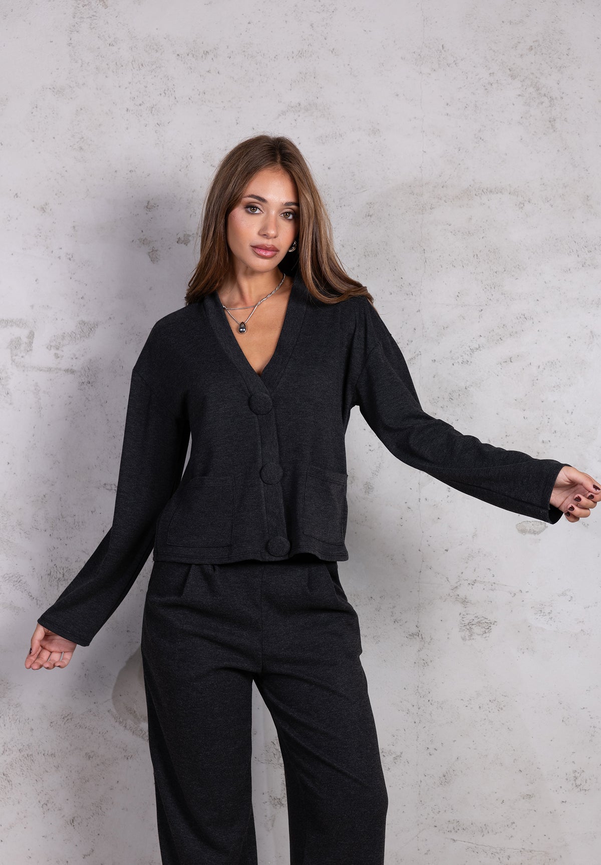 Cardigan Comfort|Colore:Nero
