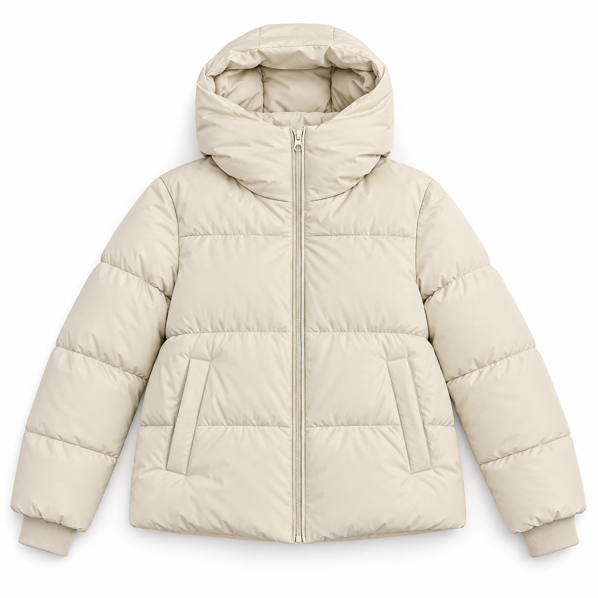 Giubbino maxi collo|Colore:Avorio