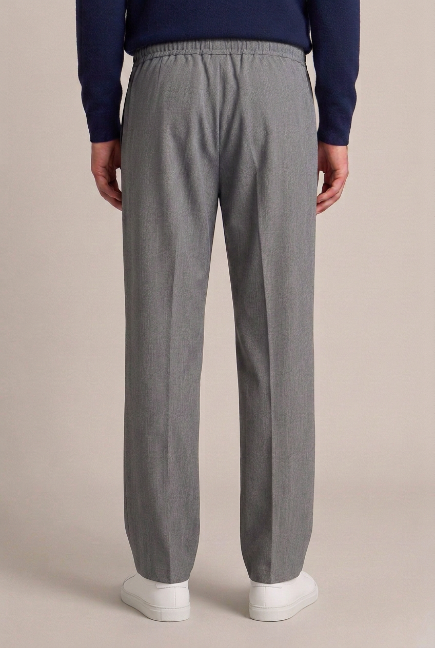 Pantalaccio stile sartoriale|Colore:Grigio melange scuro