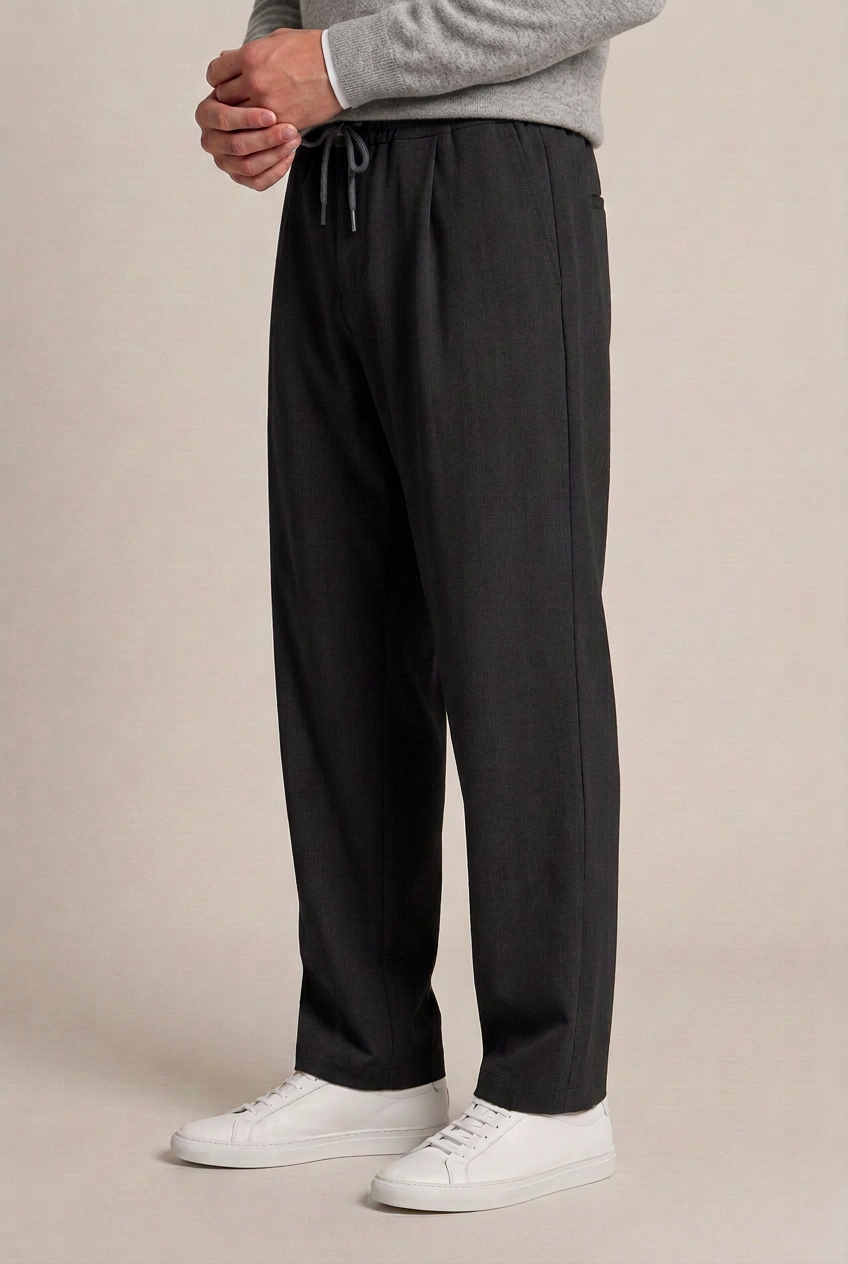 Pantalaccio stile sartoriale|Colore:Nero