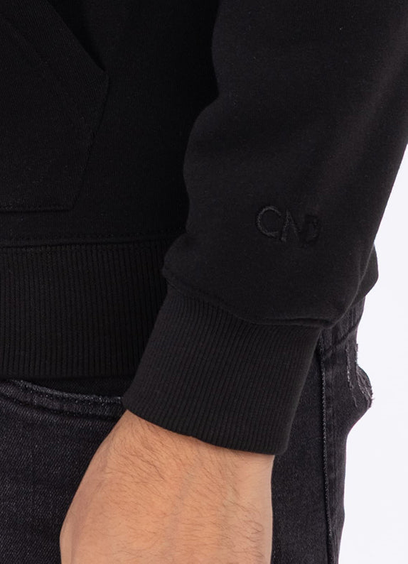 Felpa con cappuccio|Colore:Nero