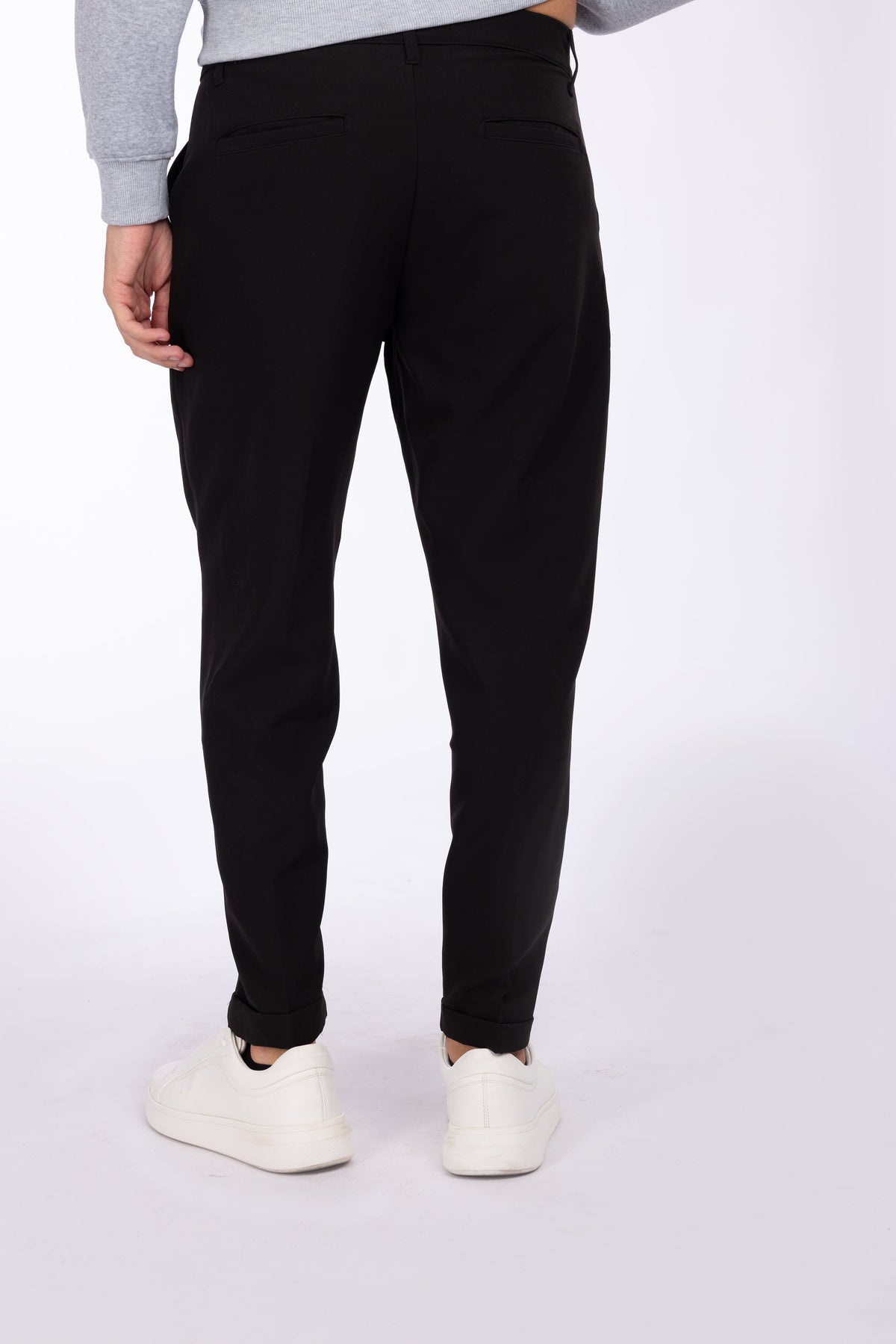 Pantaloni tasche a filo |Colore:Nero