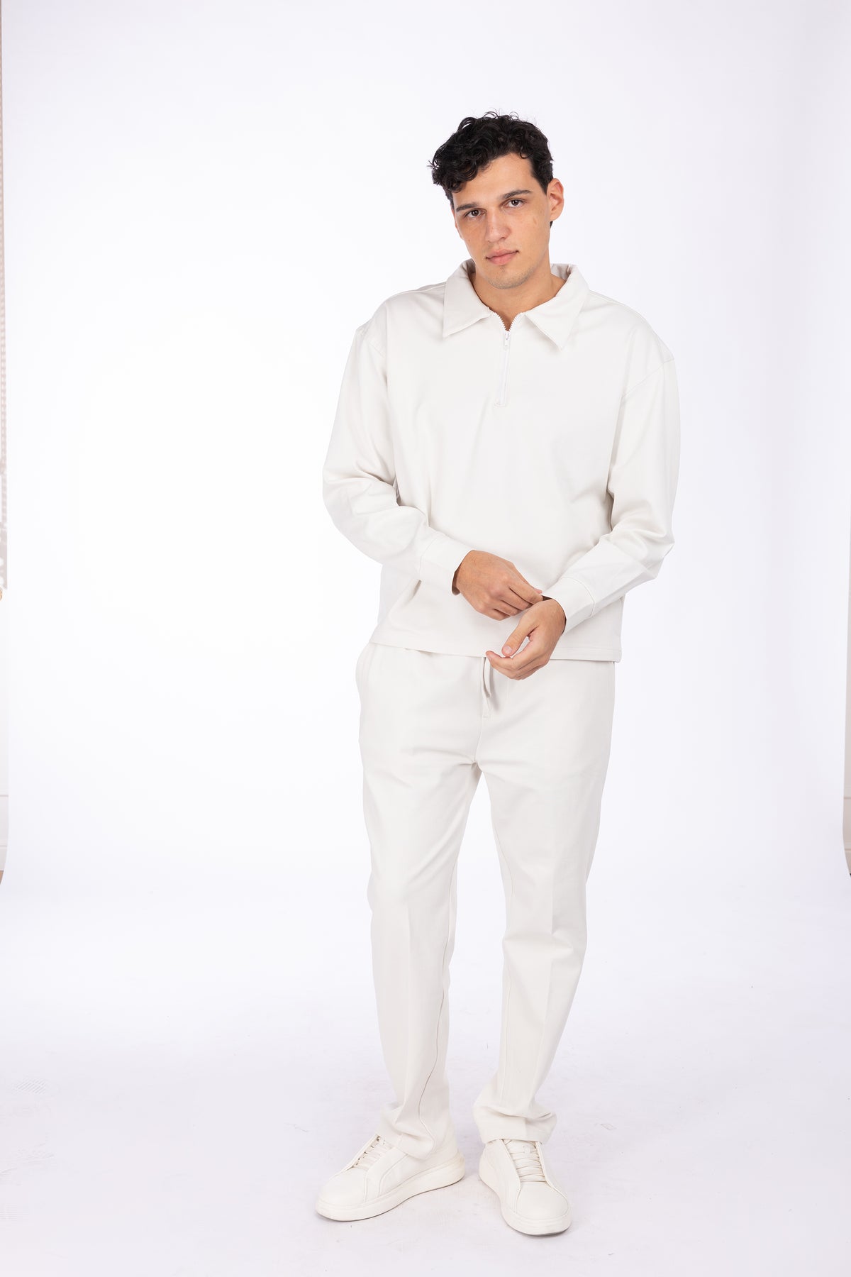 Pantalone girovita con elastico|Colore:Burro