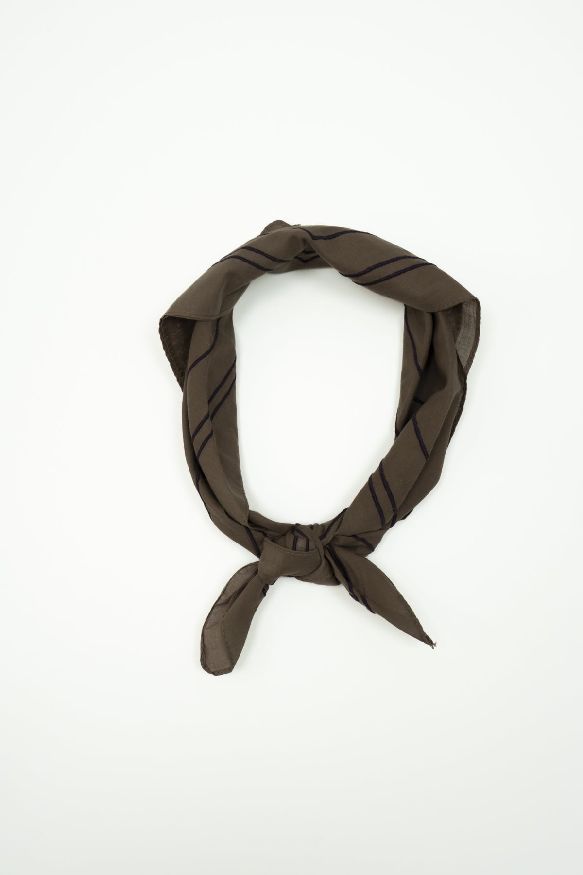 Foulard con motivo geometrico|Colore:Fango
