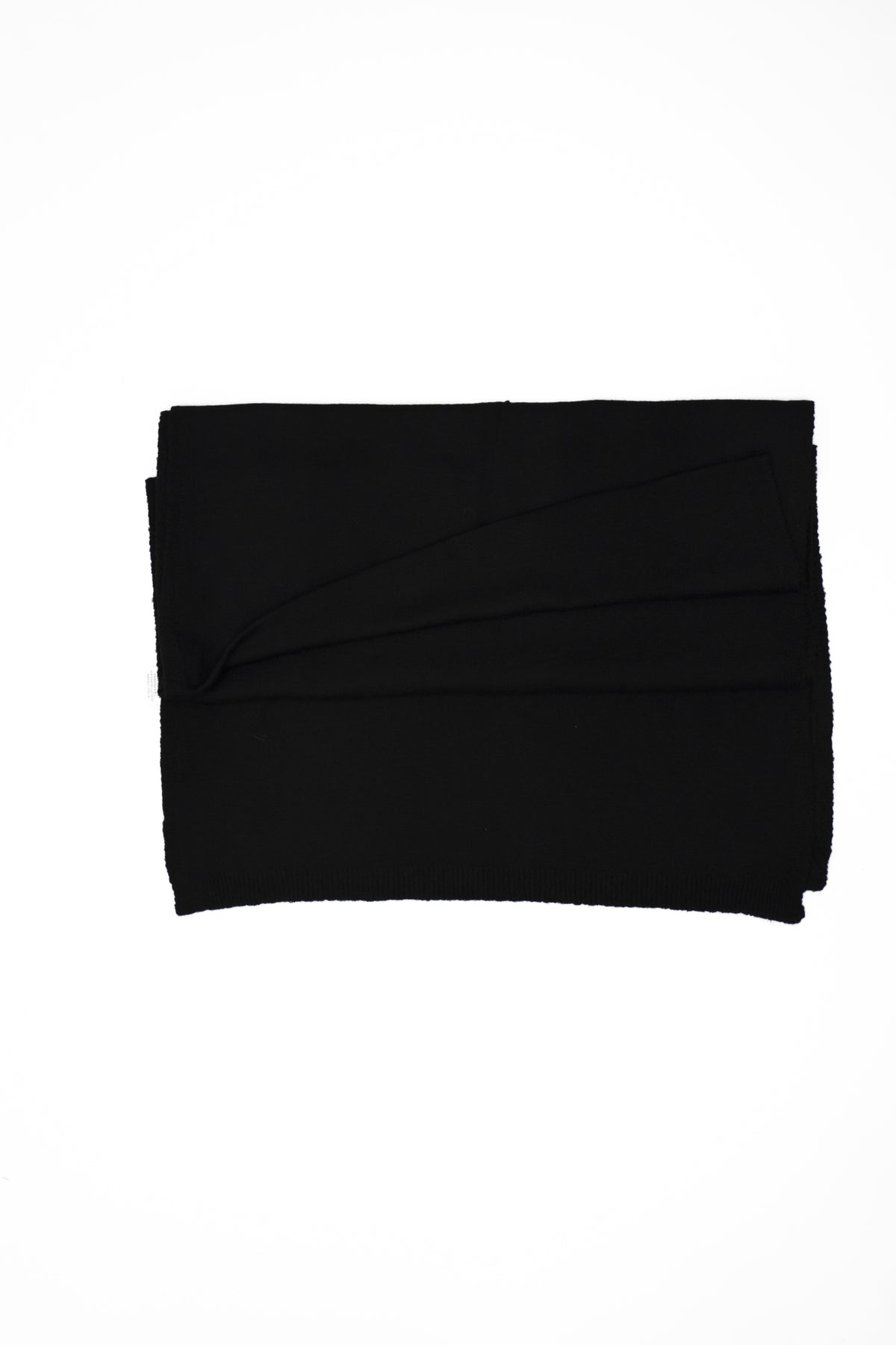 Sciarpa in maglia rasata tricot|Colore:Nero