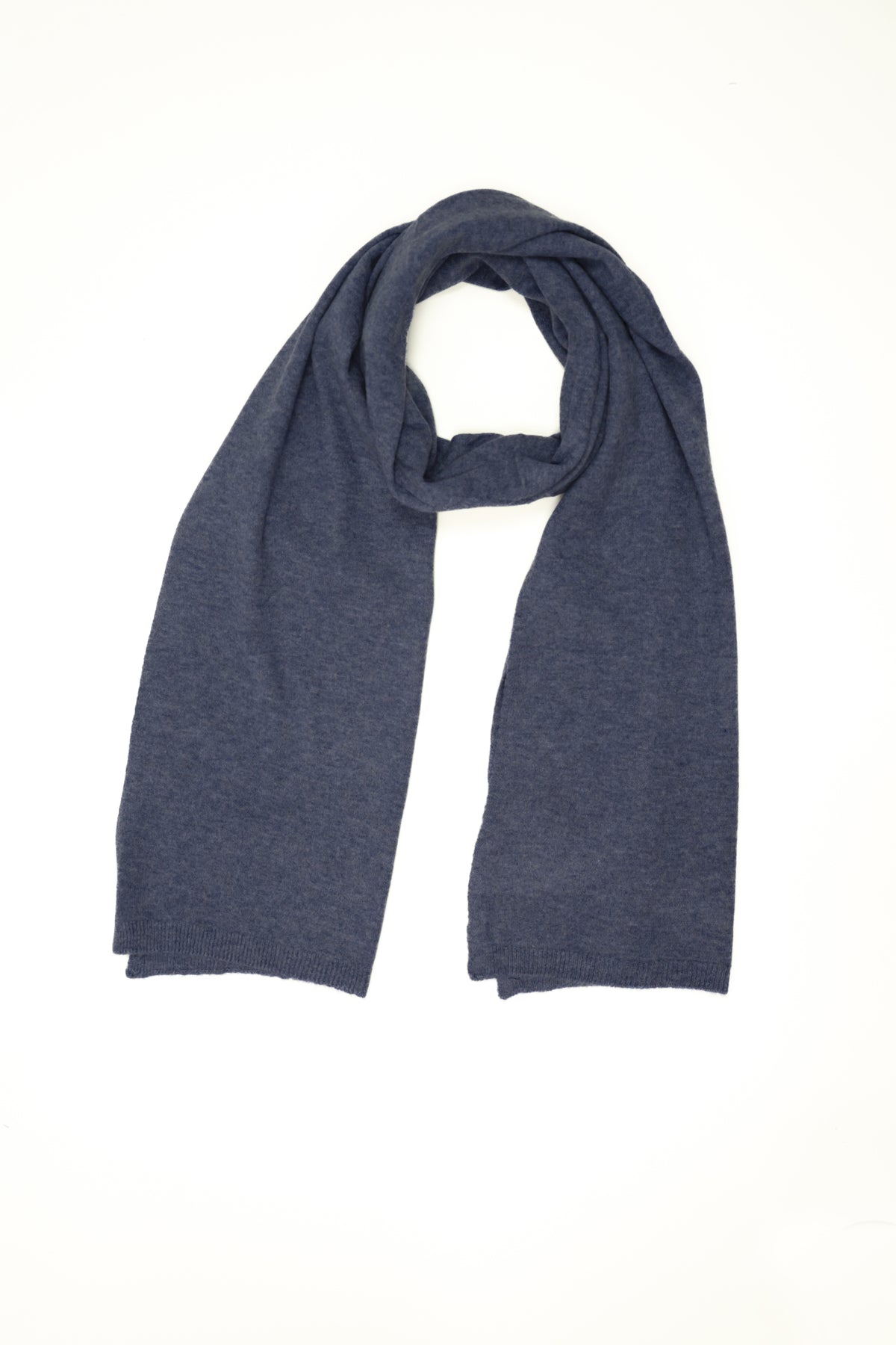 Sciarpa in maglia rasata tricot|Colore:Blu