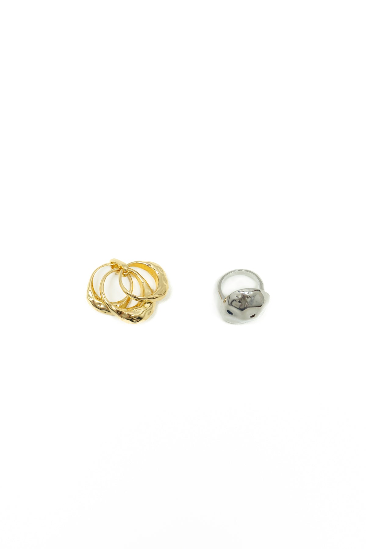 Coppia di anelli|Colore:Oro/argento