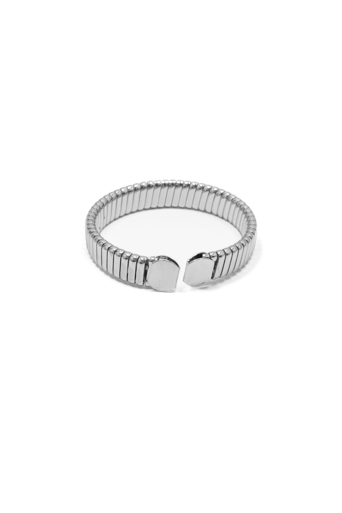 Bracciale rigido a semicerchio|Colore:Argento