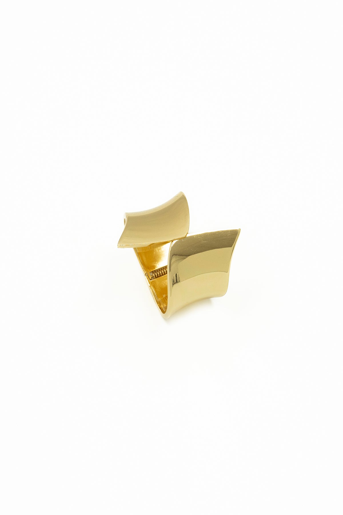 Bracciale rigido scultoreo|Colore:Oro