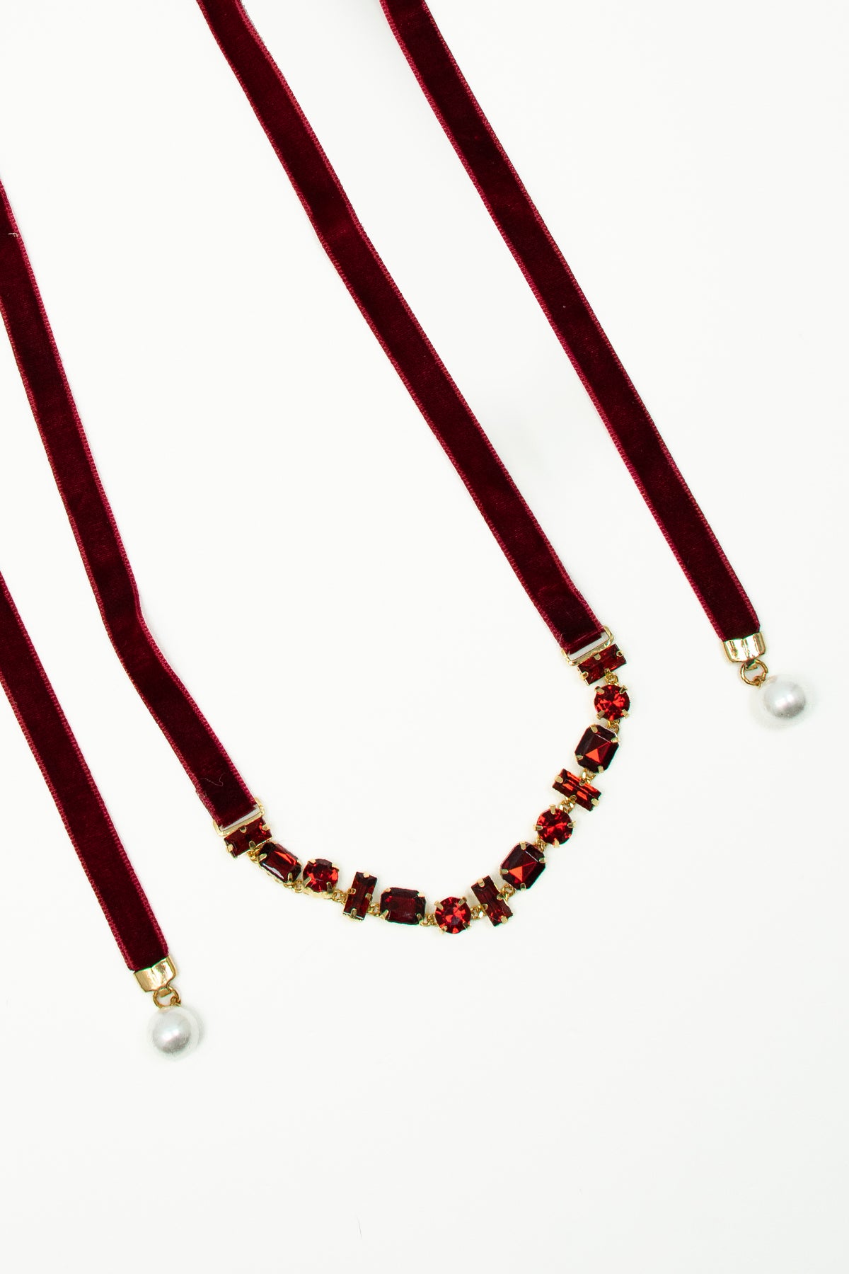 Chocker in velluto |Colore:Bordeaux