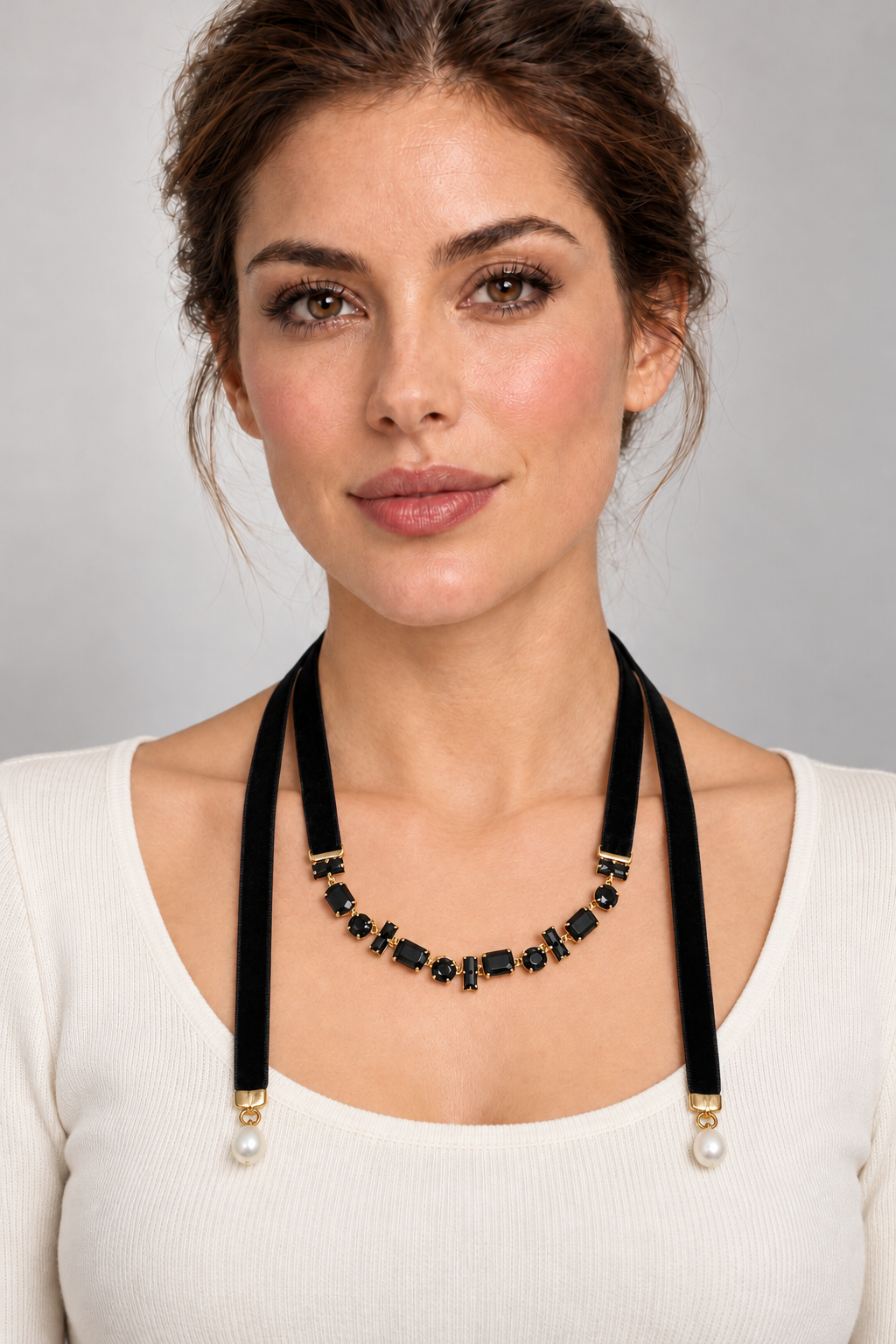 Chocker in velluto |Colore:Nero
